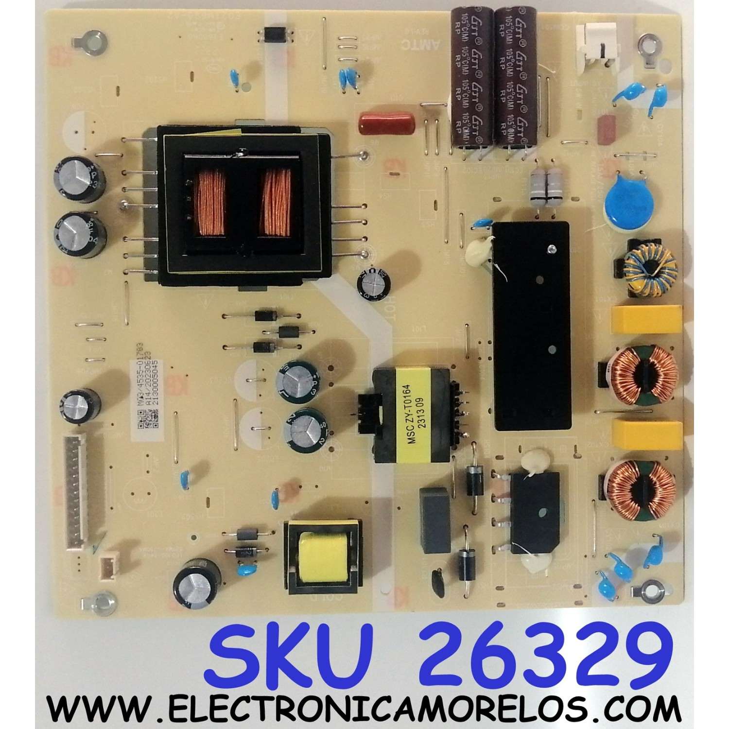 FUENTE DE PODER PARA TV JVC / NUMERO DE PARTE TV4302-ZC02-01 / 514C4302M03 / 01010684535 / E021M696-A2 / E168066 / DISPLAY HF500QUB-F20 / MODELOS LT-50MAW625 / 100012585 ((50'' PULGADAS)) / 100133204 ((50'' PULGADAS)) / 100002458 ((32'' PULGADAS)) / V4K50M-0810