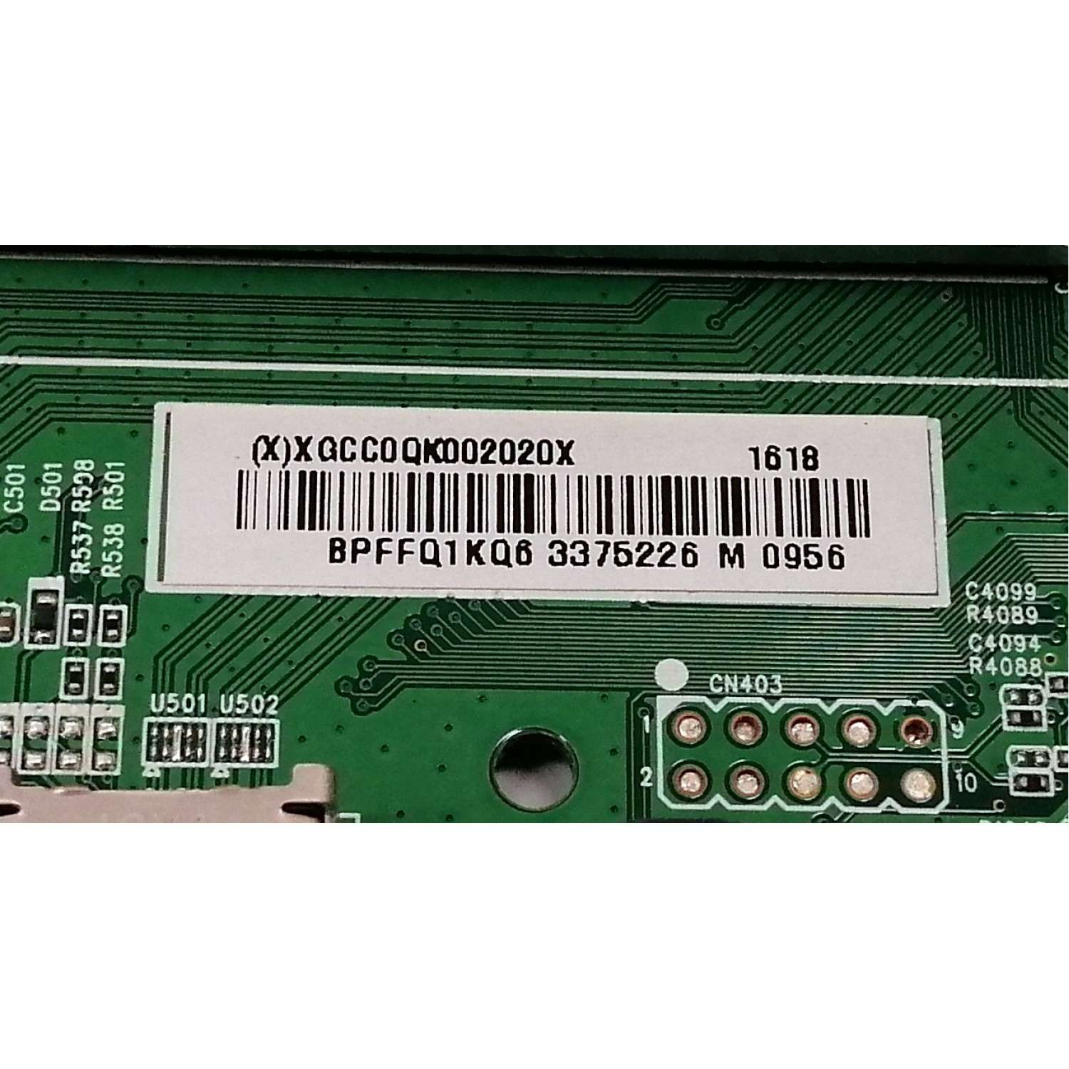 MAIN PARA TV SHARP ((ROKU TV)) / NUMERO DE PARTE XGCC0QK002 / 715G7228-M01-001-004Y / (X)XGCC0QK002020X / E342828 / BPFFQ1KQ6 / PANEL TPT315B5-HVN05.A REV:S800H / MODELO LC-32LB481U - Imagen 2