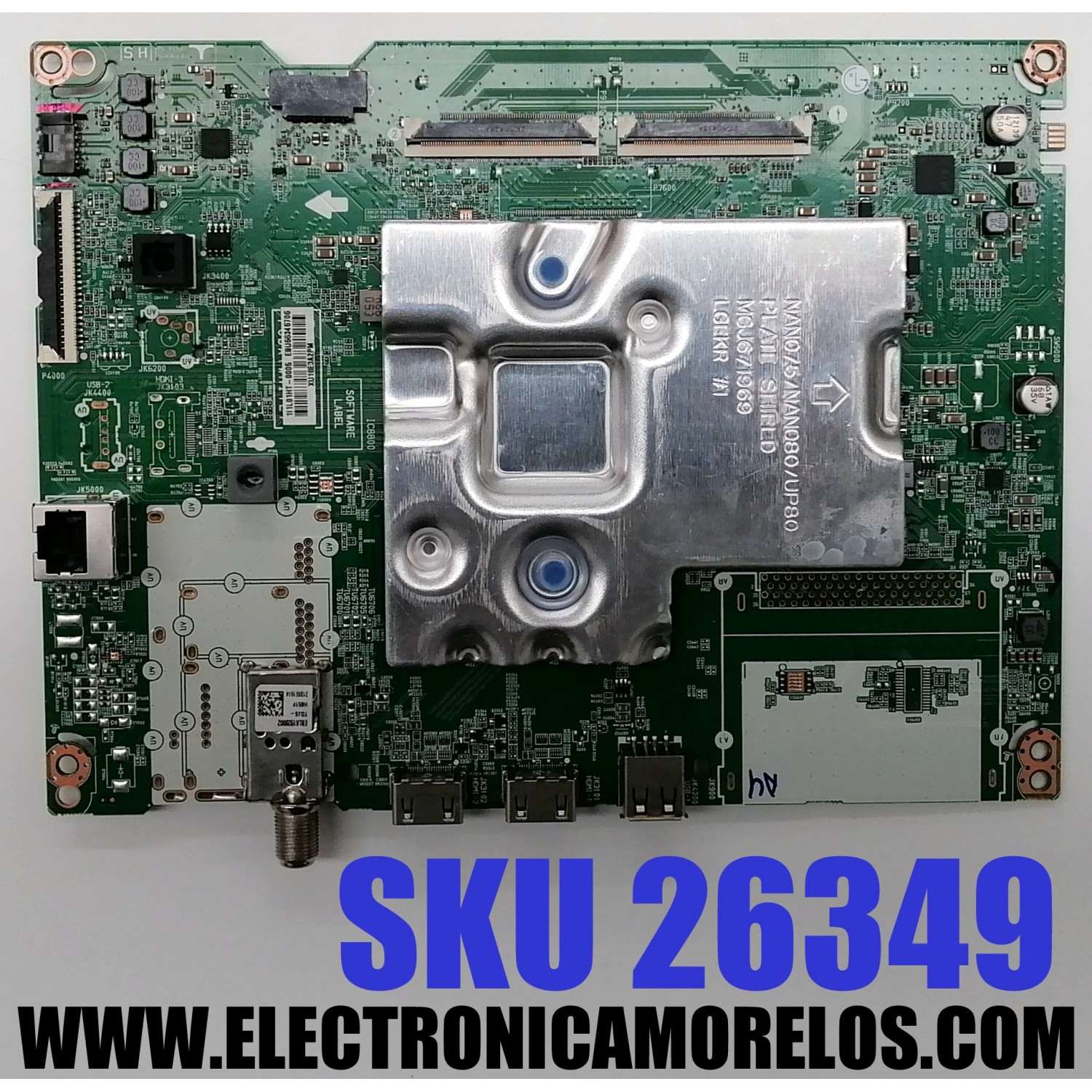 MAIN PARA TV LG 4K·UHD·HDR ((SMART TV)) / NUMERO DE PARTE EBU66346706 / EAX69487906 / 66346706 / EAX69487906(1.0) / PANEL NC500TQG-VXKH3 / MODELO 50UP7670PUC / 50UP7670PUC.BUSJLJM