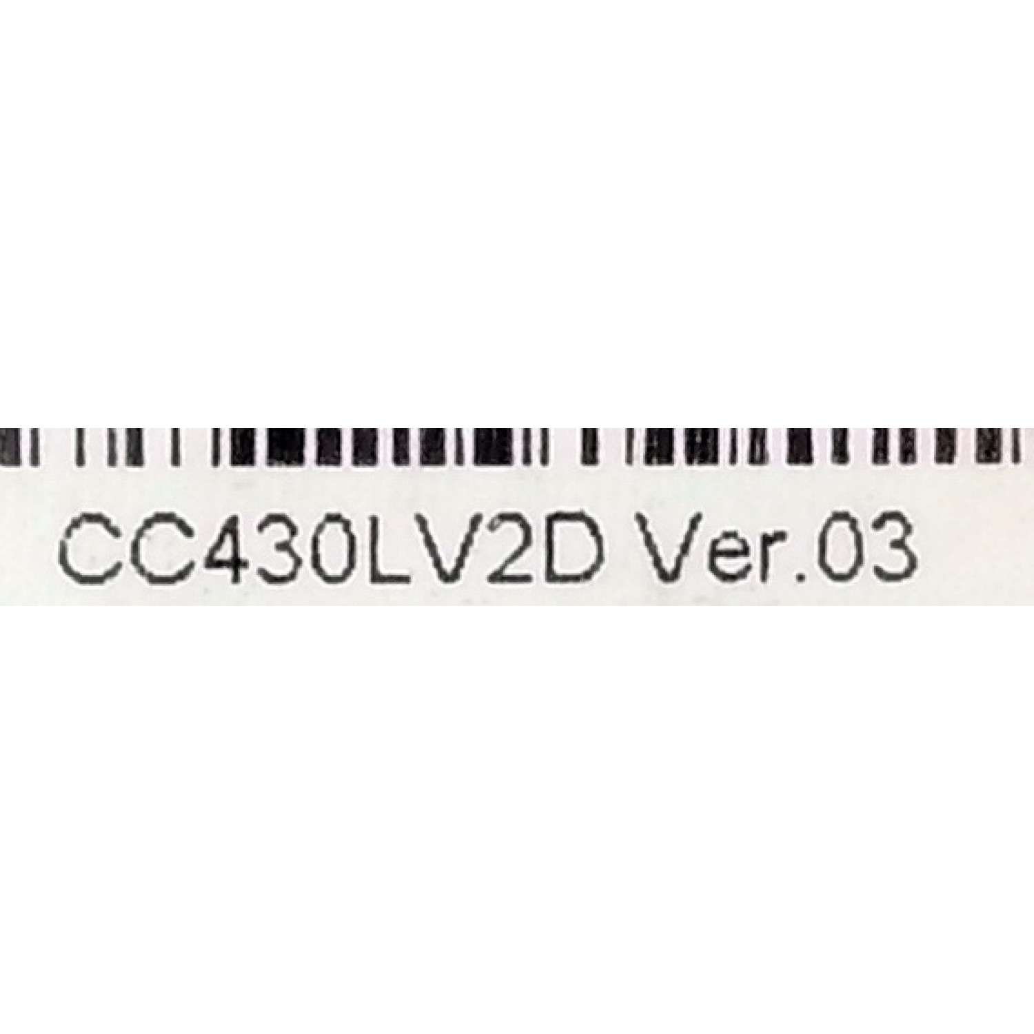 MAIN FUENTE ((COMBO)) POLAROID / NUMERO DE PARTE 100950X00430P / CV950X-K42 / 7.T950XK421200.3A2 / ACK15462101DA / 5549 / DISPLAY CC430LV2D VER.03 / MODELO PTV4317ILED - Imagen 4