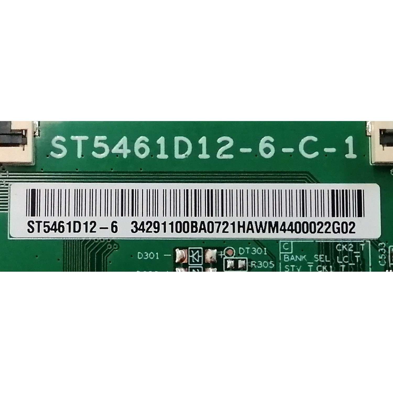 T-CON PARA TV JVC ORIGINAL / NUMERO DE PARTE 34291100BA0721 / ST5461D12-6-C-1 / ST5461D12-6 / 34.2911.00B.A0 / 34291100BA0721HAW / PANEL LVU550CSDX / DISPLAY ST5461D12-6 VER.2.2 / MODELOS SI55URF / 55PFL5756/F6 / 55PUL6673/F7 / V4K55M-0801 LTC3T1GA - Imagen 2