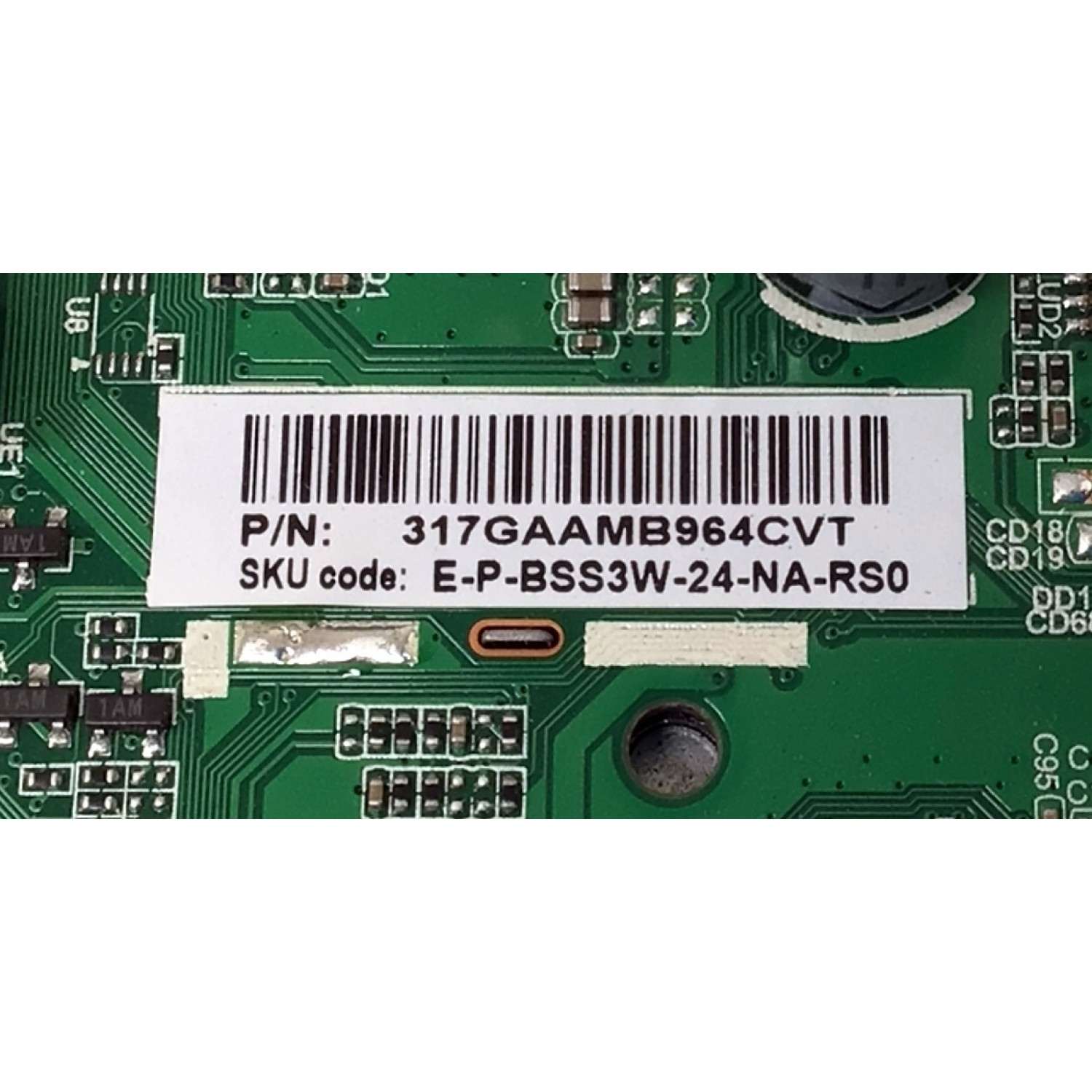 MAIN PARA TV INSIGNIA / NUMERO DE PARTE 317GAAMB964CVT / TD.T950.67 / AMB964CVT / E-P-BSS3W-24-NA-RS0 / H19093398 / DISPLAY HV236WHB-N00 / MODELO NS-24DF310NA19 - Imagen 5