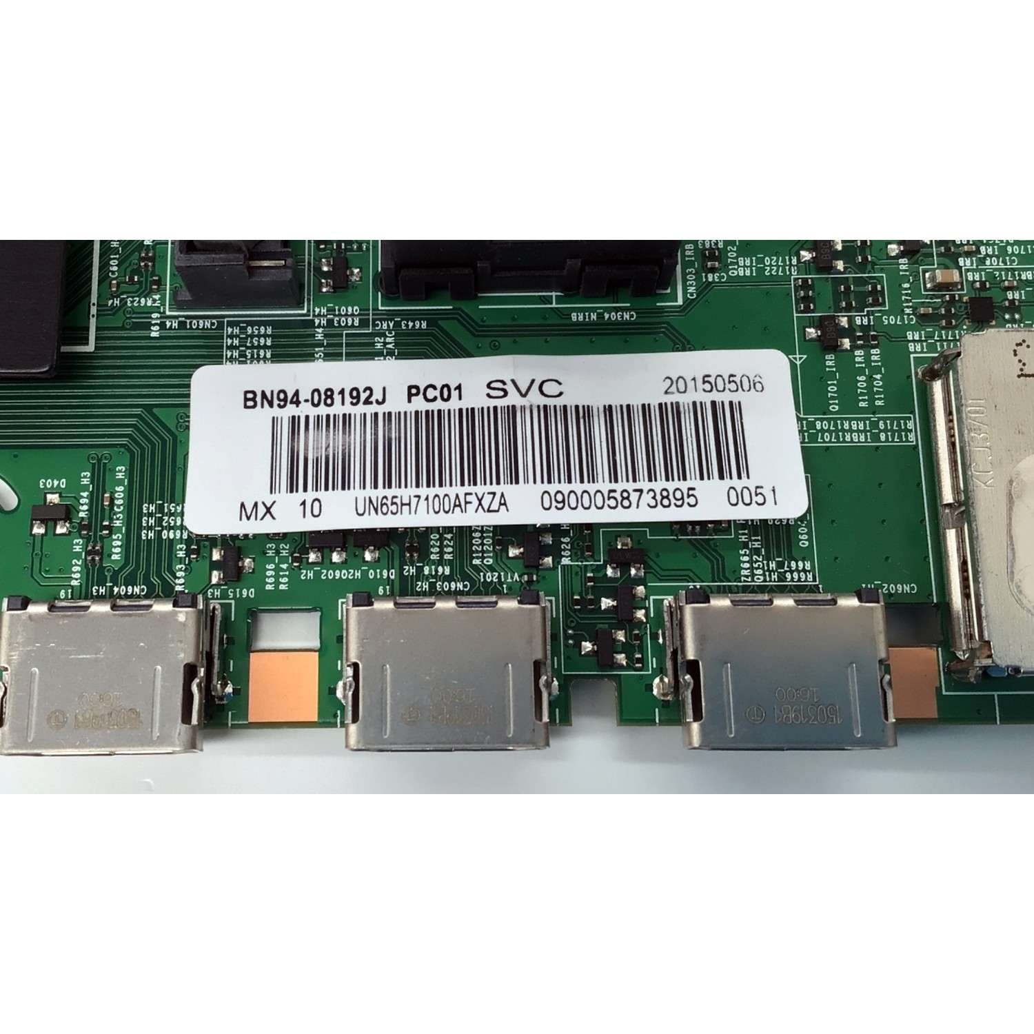 MAIN PARA TV SAMSUNG FHD ((SMART TV)) / NUMERO DE PARTE BN94-08192J / BN41-02157B / BN97-08922T / BN9408192J / MODELO UN65H7100 / UN65H7100AFXZA - Imagen 4