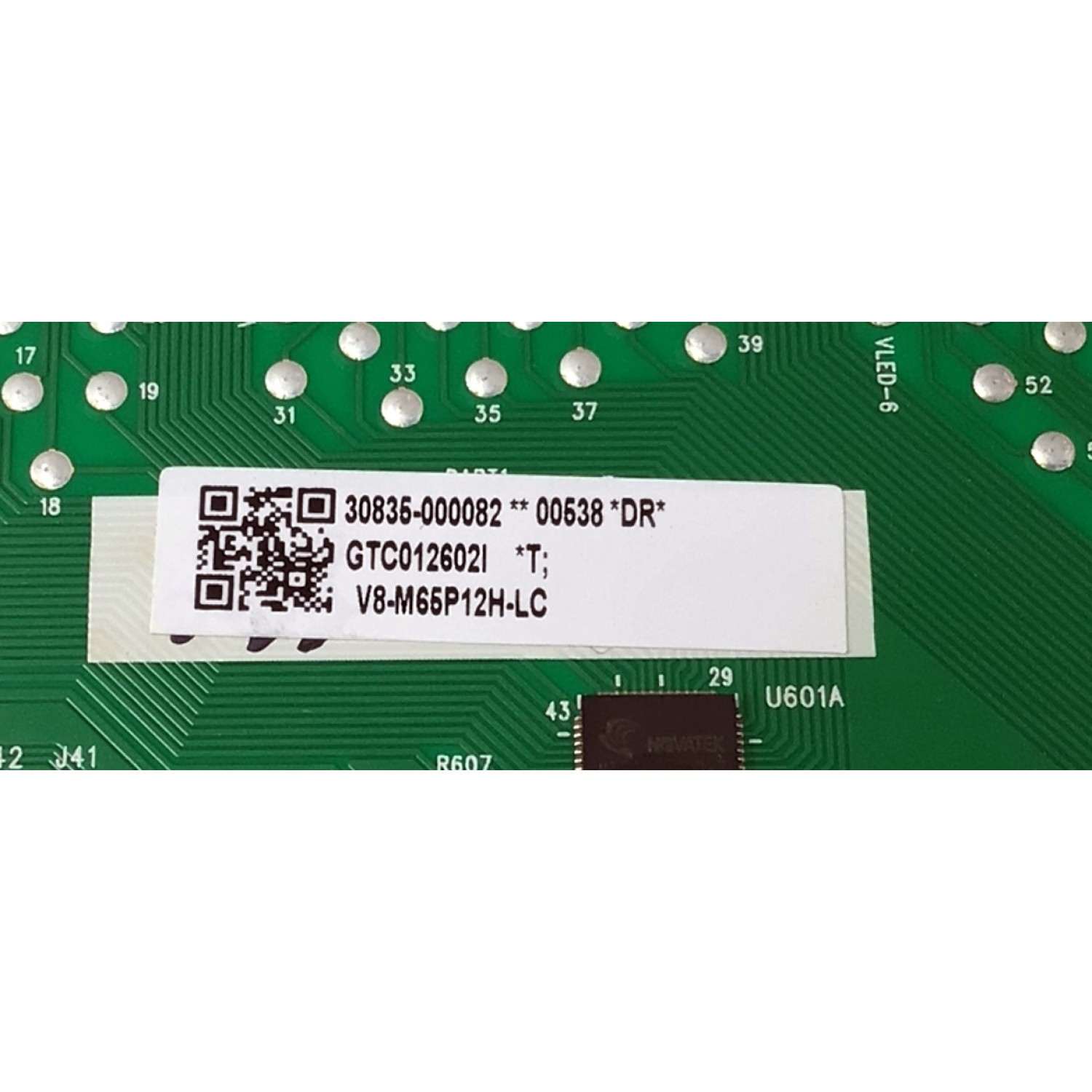 LED DRIVER PARA TV TCL QLED / NUMERO DE PARTE 308035-000082 / 40-65P12G-DRA1AG / 11605-500058 / D65P12G / V8-M65P12H-LC / GTC012602I / PANEL LVU650NDJL CD9W28 V1 / DISPLAY ST6451D08-5 VER.2.1 / MODELO 65Q750G - Imagen 4