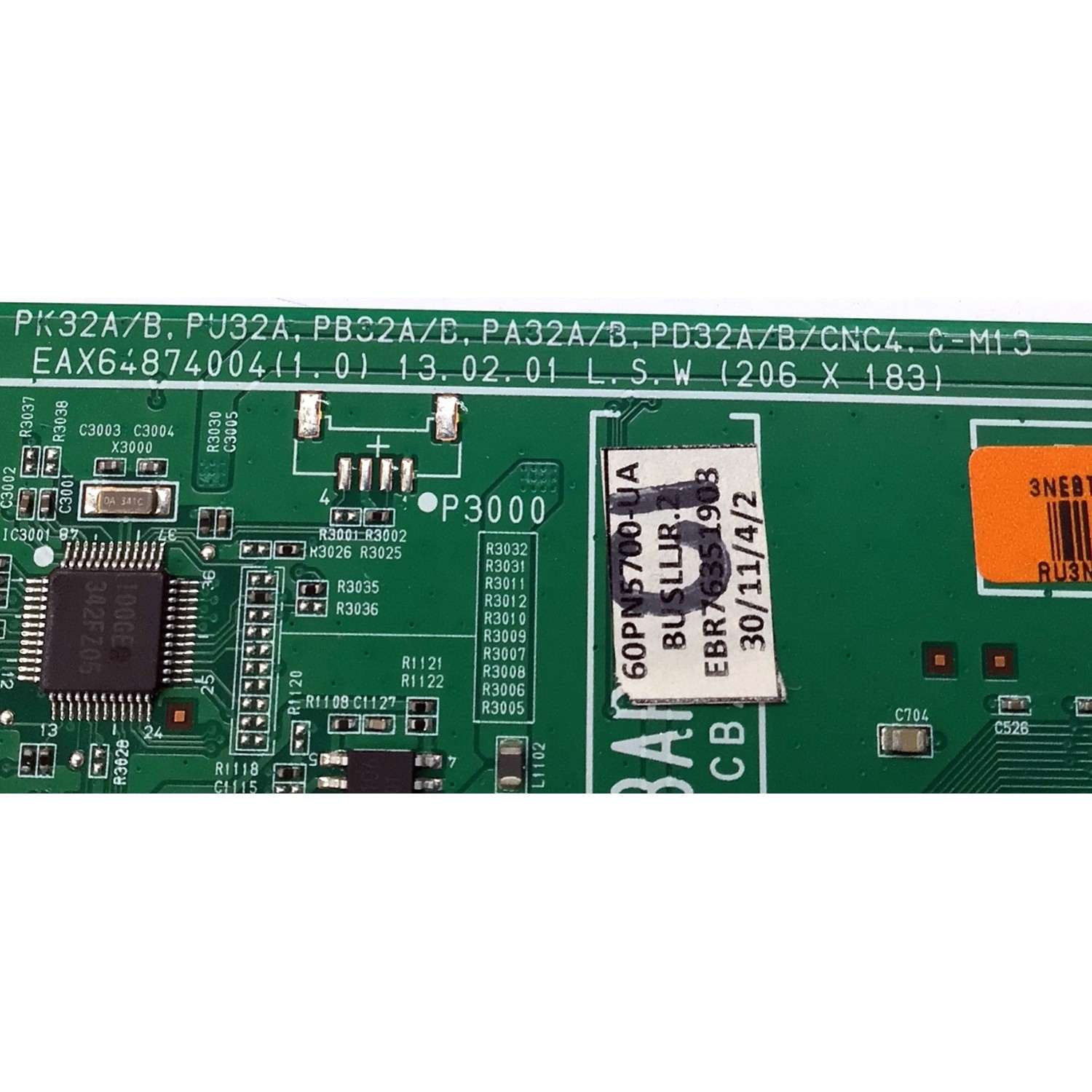 MAIN PARA TV LG / NUMERO DE PARTE EBT62495013 / EAX64874004 / 62495013 / EBR76351903 / EAX64874004(1.0) / PANEL PDP60R50000 / MODELO 60PN5700-UA / 60PN5700-UA.BUSLLJR - Imagen 2