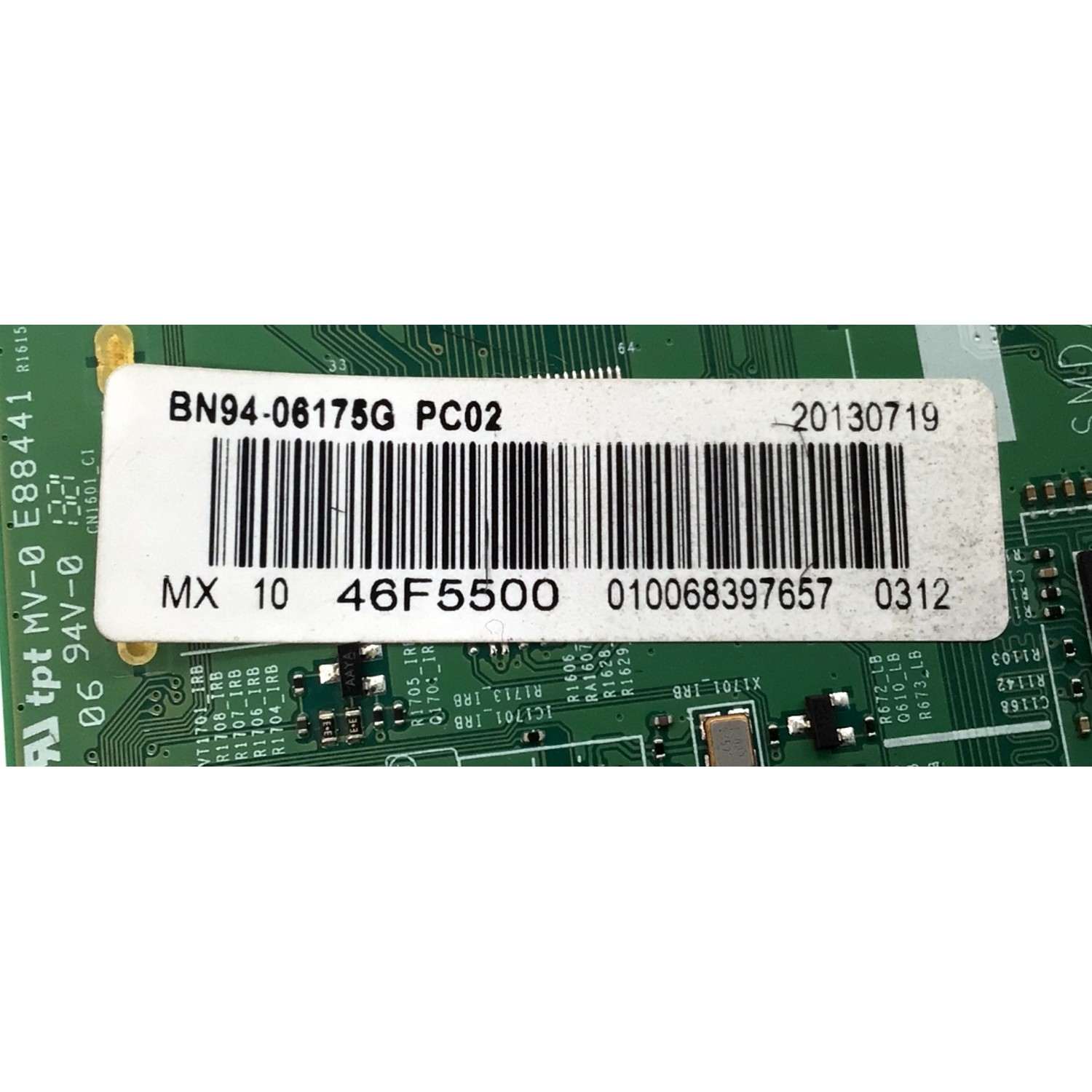 MAIN PARA TV SAMSUNG / NUMERO DE PARTE BN94-06175G / BN41-01958A / BN97-07024A / BN9406175G / HIGH_X12_UNION / PANEL CY-HF460BGLV1H / DISPLAY LSF460HN02-A01 / MODELO UN46F5500 / UN46F5500AFXZX TS01 - Imagen 2