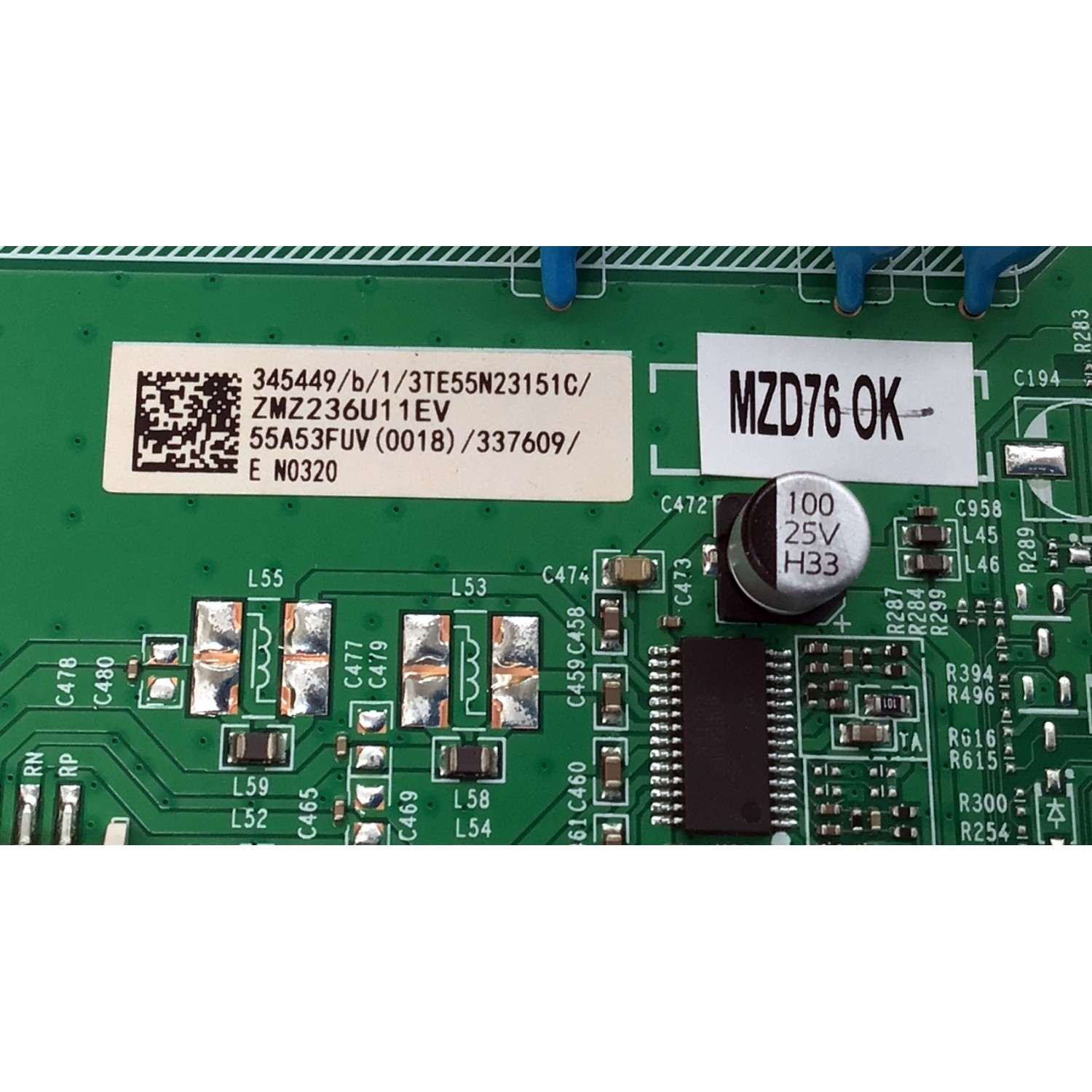 MAIN FUENTE ((COMBO)) PARA TV HISENSE 4K·UHD·HDR ((VIDAA)) / NUMERO DE PARTE 345449 / RSAG7.820.12368/ROH / 337609 / 55A53FUV(0018) / 55A53FUV / PANEL HD550Y1U74-T0L6\S0\GM\MCKD3A\ROH / DISPLAY HF550QUB-F20 / MODELO 55A7GV - Imagen 2