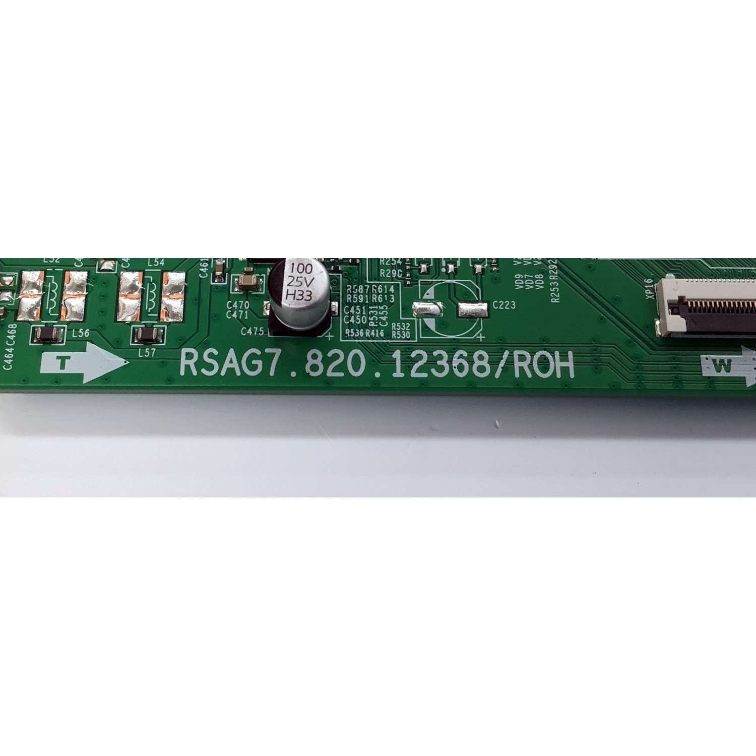 MAIN FUENTE ((COMBO)) PARA TV HISENSE 4K·UHD·HDR ((VIDAA)) / NUMERO DE PARTE 345449 / RSAG7.820.12368/ROH / 337609 / 55A53FUV(0018) / 55A53FUV / PANEL HD550Y1U74-T0L6\S0\GM\MCKD3A\ROH / DISPLAY HF550QUB-F20 / MODELO 55A7GV - Imagen 3