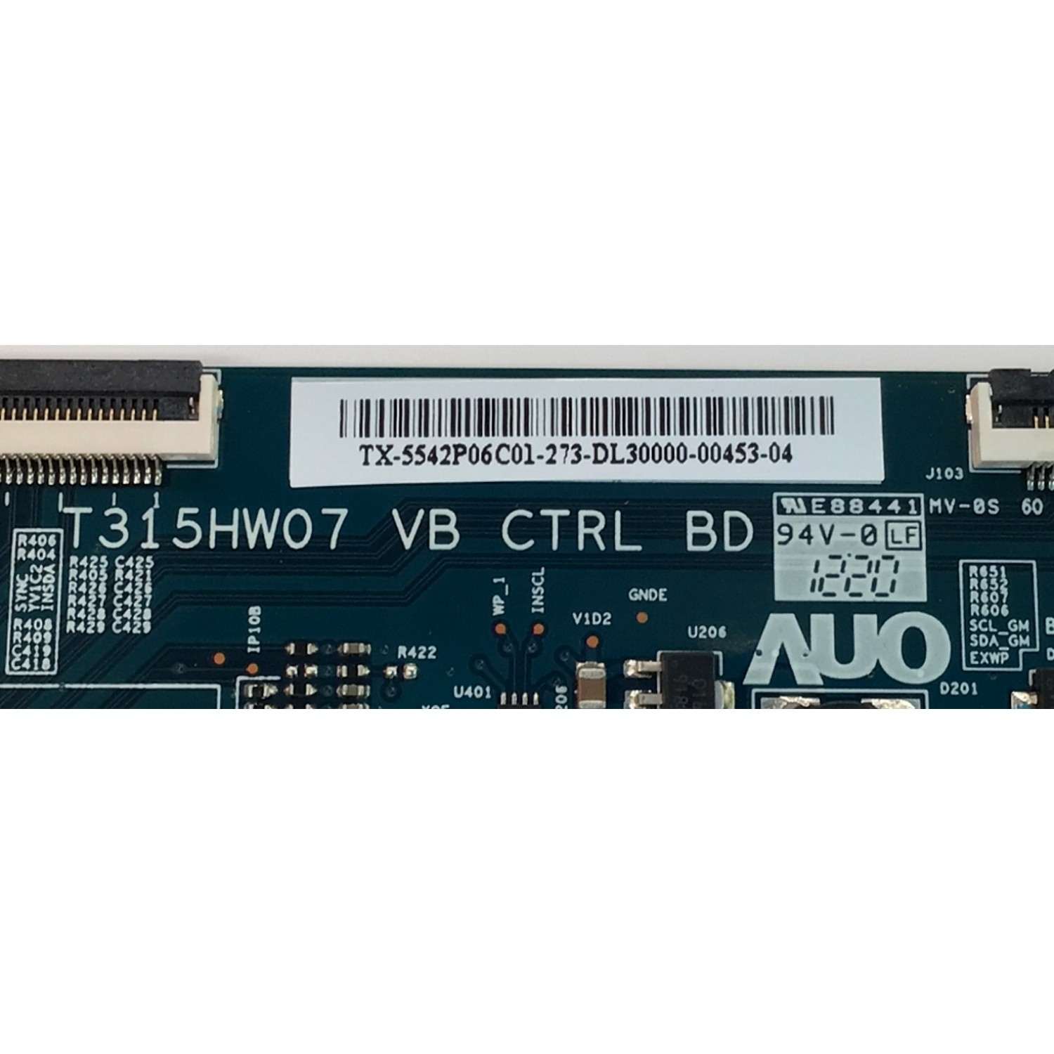 T-CON PARA TV SONY / NUMERO DE PARTE 5542P06C01 / 55.42P06.C01 / T315HW07 / T315HW07 VB CTRL BD / 31T14-C0J / 31T14-COJ / PANEL P420HVN02.0 / MODELO FWD-42B2 - Imagen 2