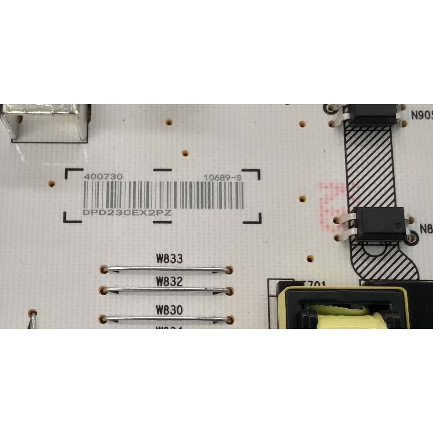 FUENTE DE PODER PARA TV HISENSE / NUMERO DE PARTE 400730 / RSAG7.820.10689/ROH / 10689-S / CQC13134095636 / E166702 / PANEL HD750H1U72-T0L4K1\GM\MCKD3A\ROH / DISPLAY HV750QUB-F91 / MODELO 75A6N - Imagen 2