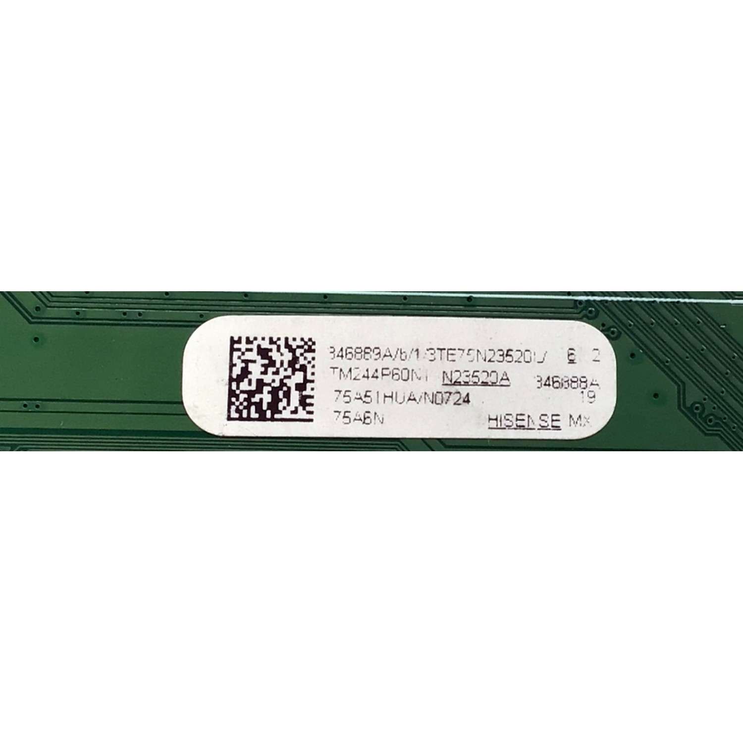 MAIN PARA TV HISENSE 4K·UHD·HDR ((VIDAA)) / NUMERO DE PARTE 346889 / RSAG7.820.13518/ROH / 346888 / 75A51HUA / E303981 / PANEL HD750H1U72-T0L4K1\GM\MCKD3A\ROH / DISPLAY HV750QUB-F91 / MODELO 75A6N - Imagen 2