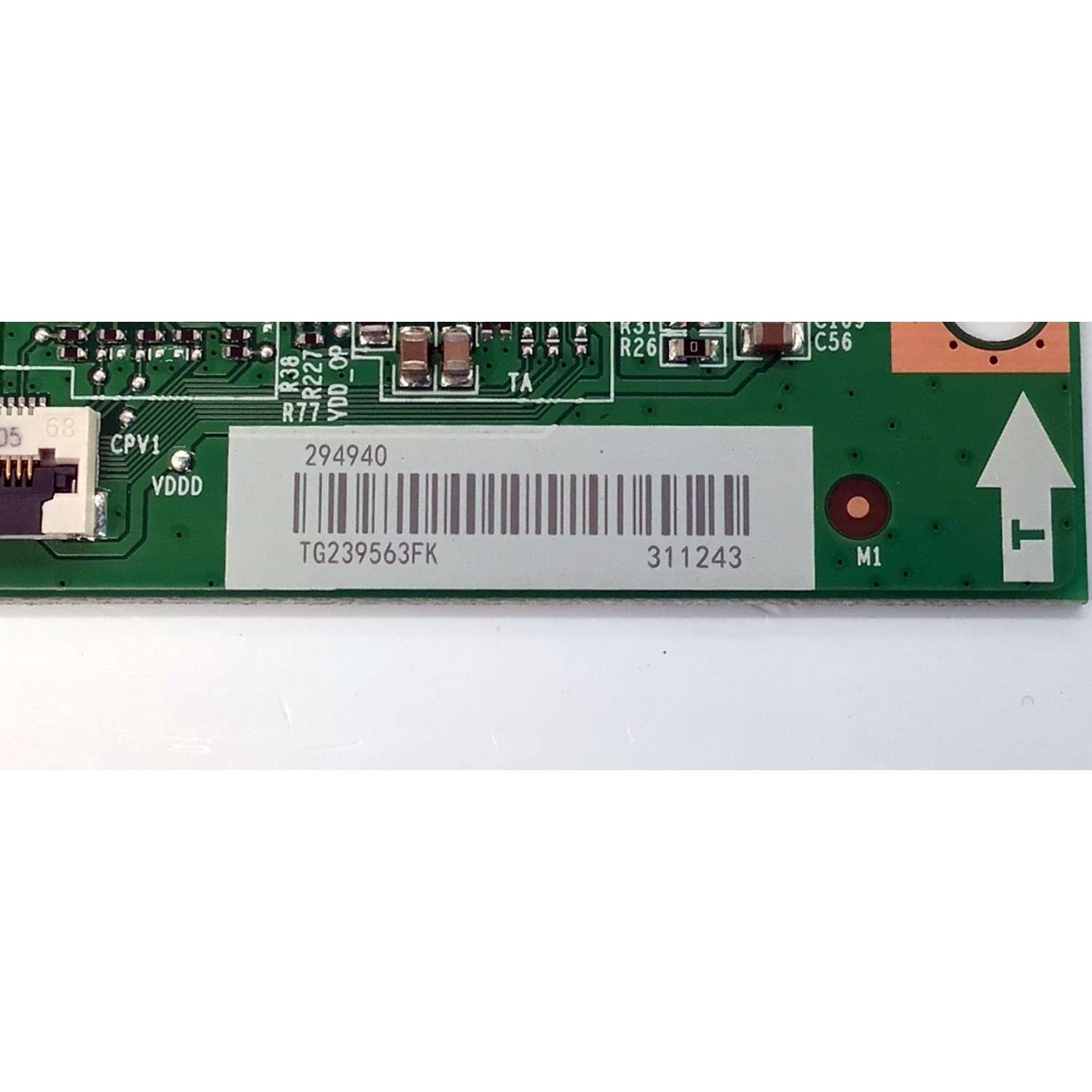 T-CON PARA TV HISENSE / NUMERO DE PARTE 294940 / RSAG7.820.11383/ROH / 311243 / RSAG7.820.11383/ROH VER.A / CQC12134069483 / E56327 / PANEL HD650Y1U72-T0L6\GM\MCKD3A\ROH / DISPLAY HV650QUB-F70 / MODELO 65A7GV - Imagen 2