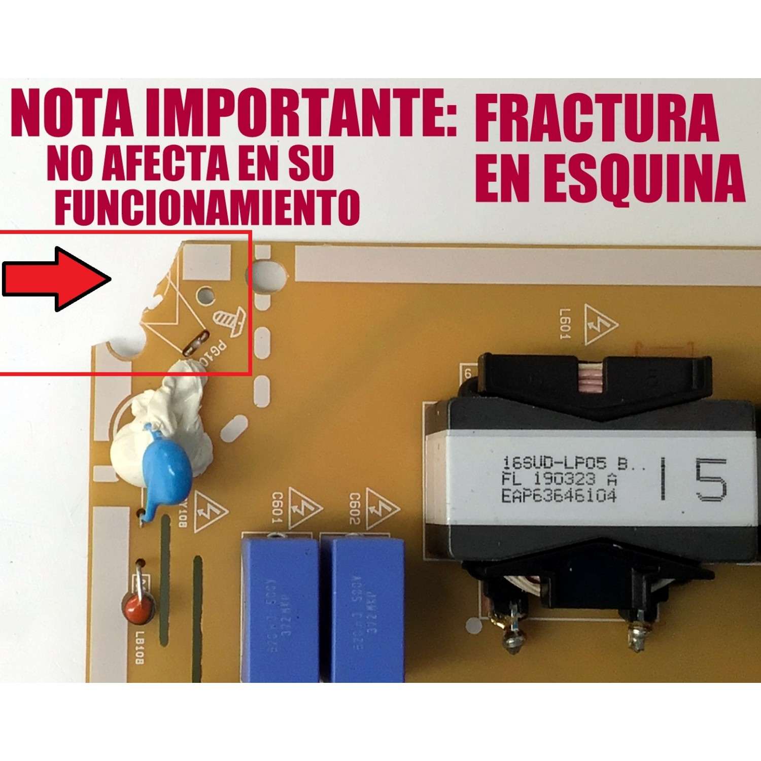 FUENTE DE PODER PARA TV LG NANOCELL / NUMERO DE PARTE EAY64708631 / EAX67702901(1.5) / 64708631 / LGP65H-18SP / EAX67702901(1.5) / PANEL HC650DQB-SLUAB-2143 / DISPLAY LC650EQ6 (SL)(A1) / MODELO 65SM9500PUA / 65SM9500PUA.BUSYLJR - Imagen 4