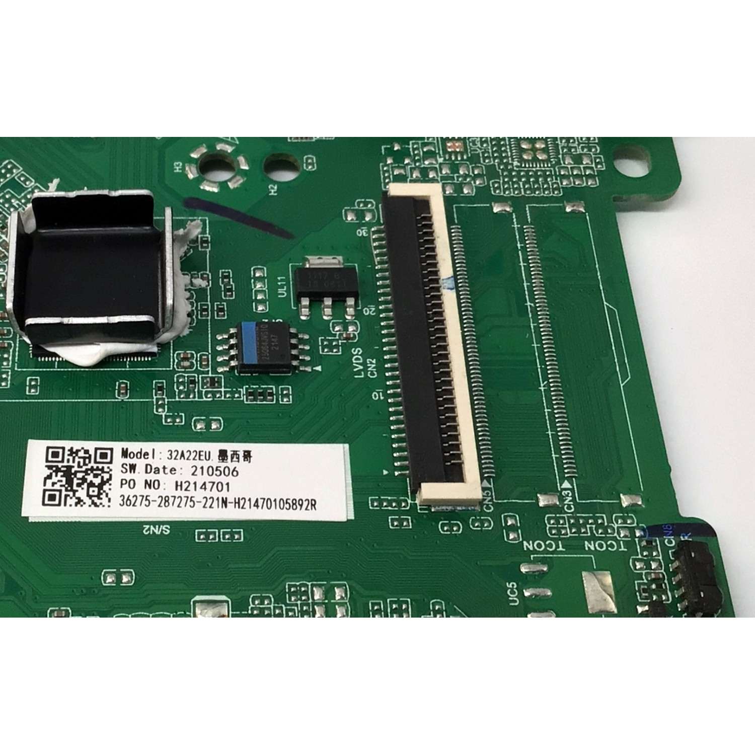 MAIN FUENTE ((COMBO)) PARA TV HISENSE HD ((VIDAA)) / NUMERO DE PARTE 210506 / TP.V53WT.PB701 / 287275 / 32A22EU / PT320AT02-3 / PANEL JHD315H1H61-T0L1B1\S0\GM\ROH / MODELO 32A4KV - Imagen 2
