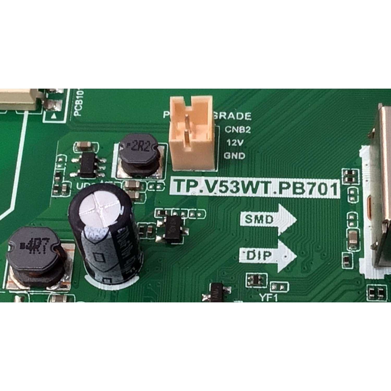 MAIN FUENTE ((COMBO)) PARA TV HISENSE HD ((VIDAA)) / NUMERO DE PARTE 210506 / TP.V53WT.PB701 / 287275 / 32A22EU / PT320AT02-3 / PANEL JHD315H1H61-T0L1B1\S0\GM\ROH / MODELO 32A4KV - Imagen 3