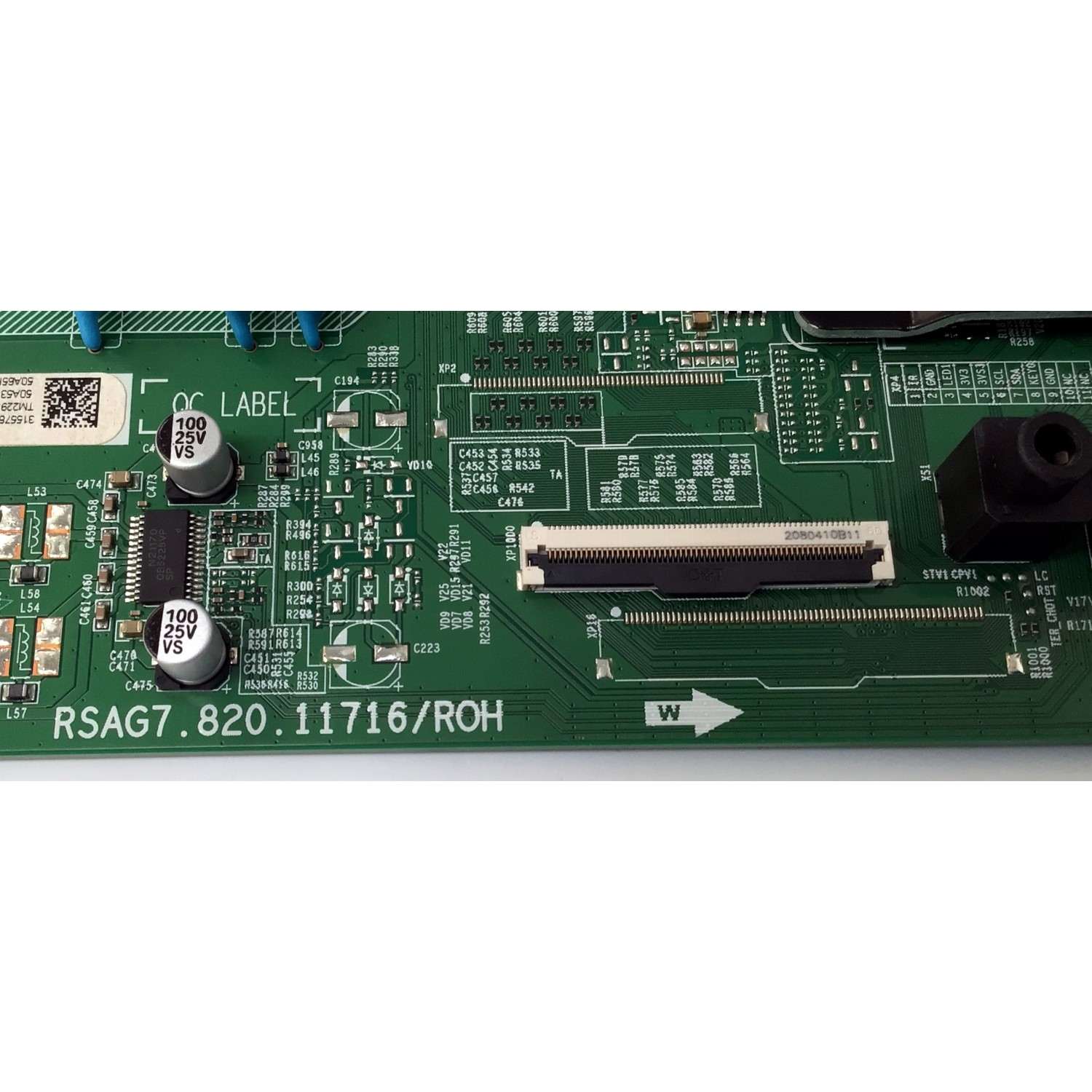 MAIN FUENTE COMBO PARA TV HISENSE ORIGINAL 4K UHD HDR VIDAA / NUMERO DE PARTE 315578 / RSAG7.820.11716/ROH / 315579 / 50A53FUV(0005) / 50A53FUV / PANEL HD500Y1U91-T0L2\S0\GM\ROH / DISPLAY CV500U2-L01 REV:02 / MODELO 50A65HV - Imagen 3