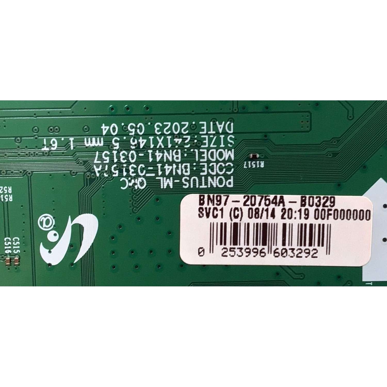 MAIN PARA TV/MONITOR COMERCIAL SAMSUNG 4K·UHD·HDR / NUMERO DE PARTE BN94-18167H / BN41-03157A / PONTUS-ML_QMC / BN97-20755X / BN97-20754A / BN9418167H / PANEL CY-NC075HGHVYH / DISPLAY SG7461D01-1 VER.2.1 / 51787A / MODELO LH75QMCE / LH75QMCEBGCXGO CA01 - Imagen 6