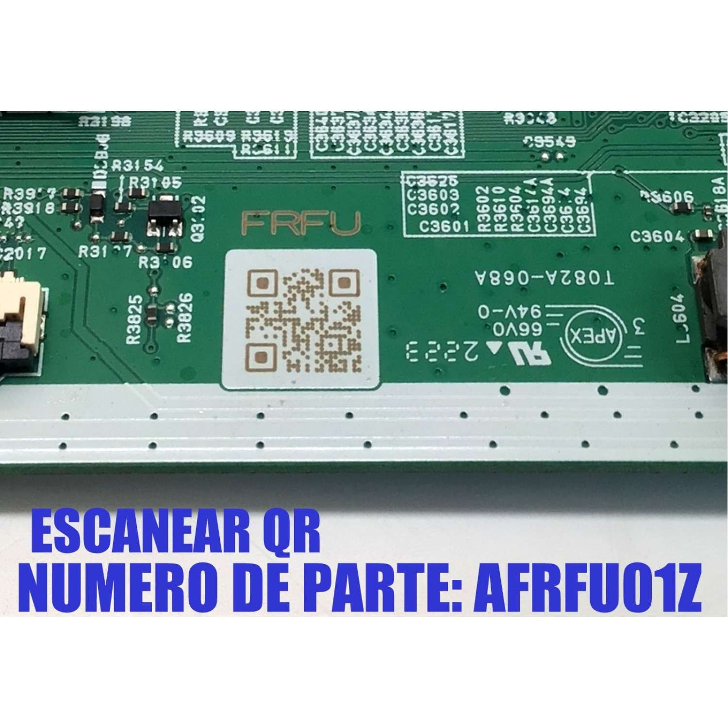 MAIN FUENTE ((COMBO)) PARA TV MAGNAVOX / NUMERO DE PARTE AFRFU01Z / BAFRFYG0201 Z / BAFRFYG0201Z / FRFU / T082A-068A / AFRFUUT-32HB / PANEL UFFF1XT / DISPLAY HV320WHB-F56 REV.4.0 / MODELO 32MV322R / 32MV322R/F7 - Imagen 3