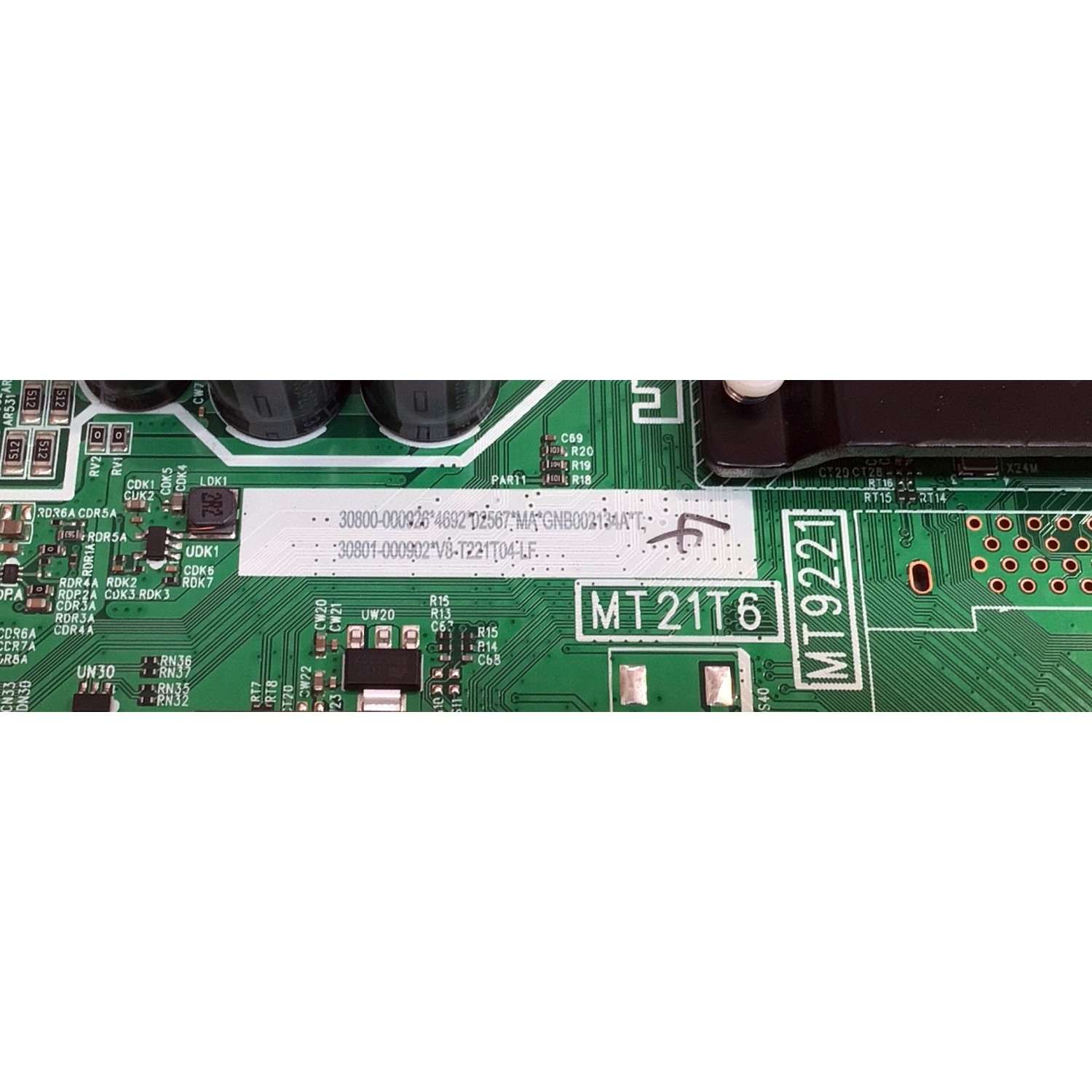 MAIN FUENTE COMBO PARA TV TCL ORIGINAL GOOGLE TV / NUMERO DE PARTE 30800-000926 / 30801-000902 / 40-MT21T6-MPA2HG / 11602-500793 / MT21T6 / MT9221 / V8-T221T04-LF / GNB002134A / PANEL LVF400NDEL MJ9W03 V2 / DISPLAY V400HJB-P03 C3 / MODELO 40S350G - Imagen 3
