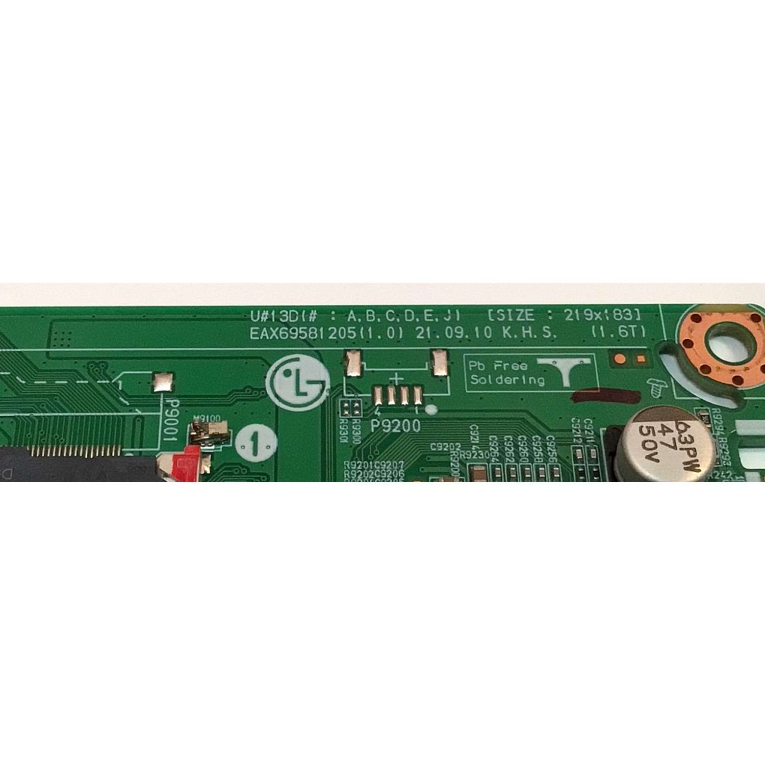 MAIN PARA TV LG 4K·UHD·HDR ((SMAR TV)) / NUMERO DE PARTE EBT67236108 / EAX69581205 / 67236108 / EAX69581205(1.0) / PANEL NC430TQG-VHKH5 / DISPLAY PT430GT01-5 VER.1.0 / MODELO 43UQ7070ZUD / 43UQ7070ZUD.BUSSLKR - Imagen 4