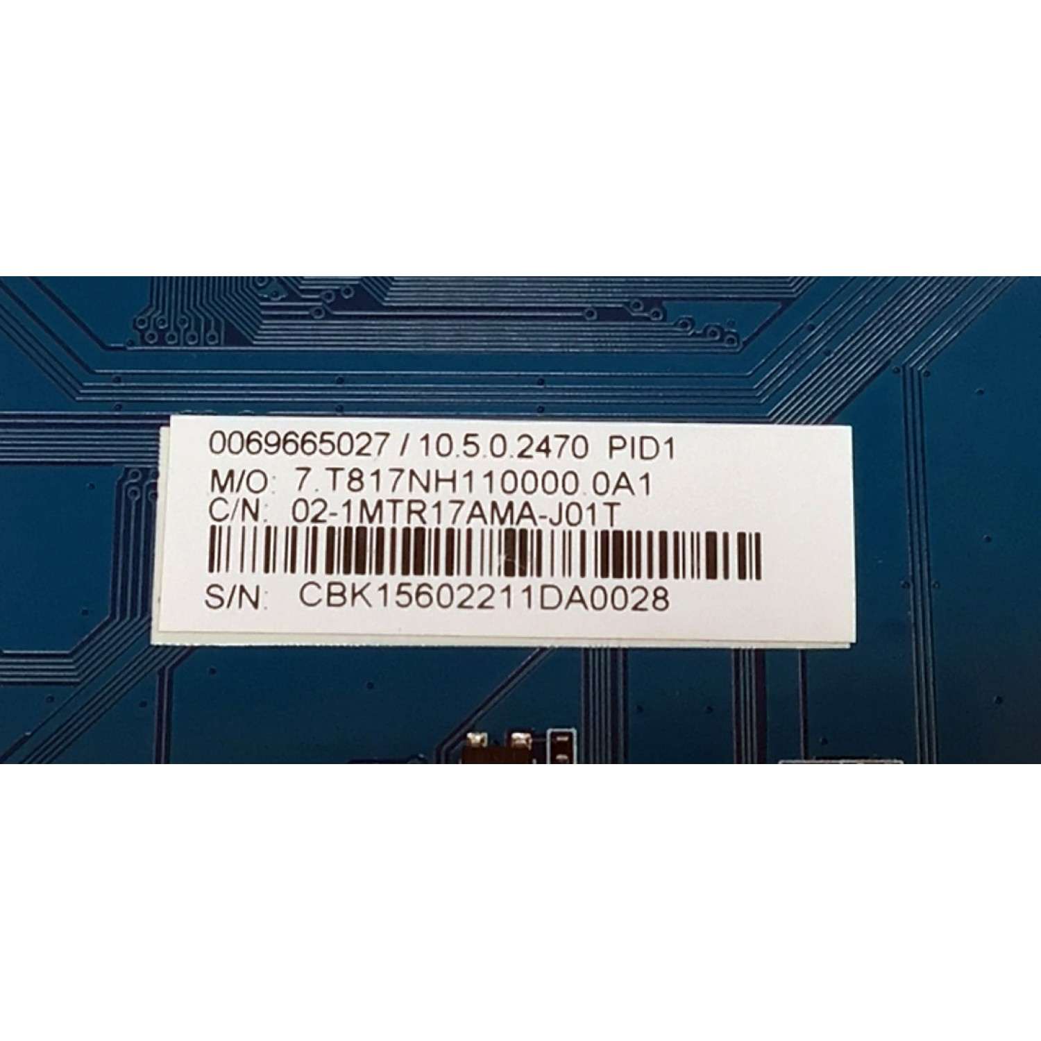 MAIN PARA TV PHILIPS 4K·UHD·HDR ((ROKU TV)) / NUMERO DE PARTE 02-1MTR17AMA-J01T / CV817-NH / 7.T817NH110000.0A1 / 0069665027 / CBK15602211DA / PANEL LVU550CSDX E0647 / DISPLAY ST5461D12-6 VER.2.2 / MODELO 55PFL5756/F7 / 55PFL5756/F7 CC1A - Imagen 2
