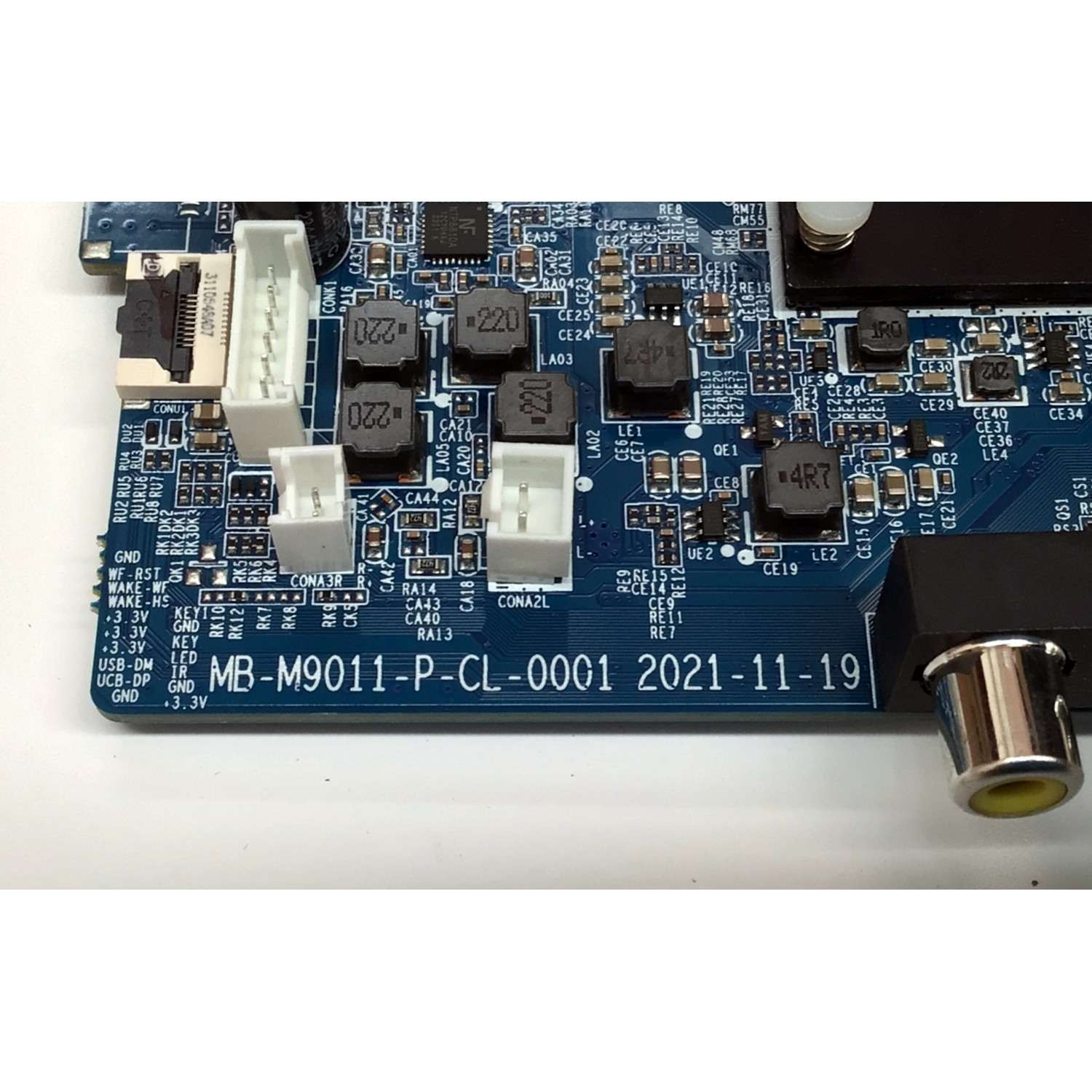 MAIN FUENTE COMBO ORIGINAL PARA TV DAEWOO ROKU TV / NUMERO DE PARTE MB-M9011-P-CL-0001 / MBA-RKM9011-FC-A0004 / 31V31AR / 2E08615A0 / PANEL C400Y21-G5 / DISPLAY V400HJ9-PE1 REV.C4 / MODELO DAW40FR - Imagen 3