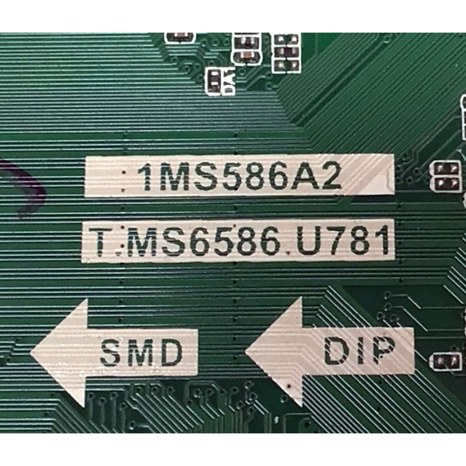 MAIN PARA TV PIONEER HD ((SMART TV)) / NUMERO DE PARTE SVS586TA11-MA200CK / T.MS6586.U781 / 1MS586A2 / V8-MS86MNA-LF1V140 / MIDF959122H-00151 / DISPLAY ST6451D02-F / MODELO PLE-65S08UHD - Imagen 2