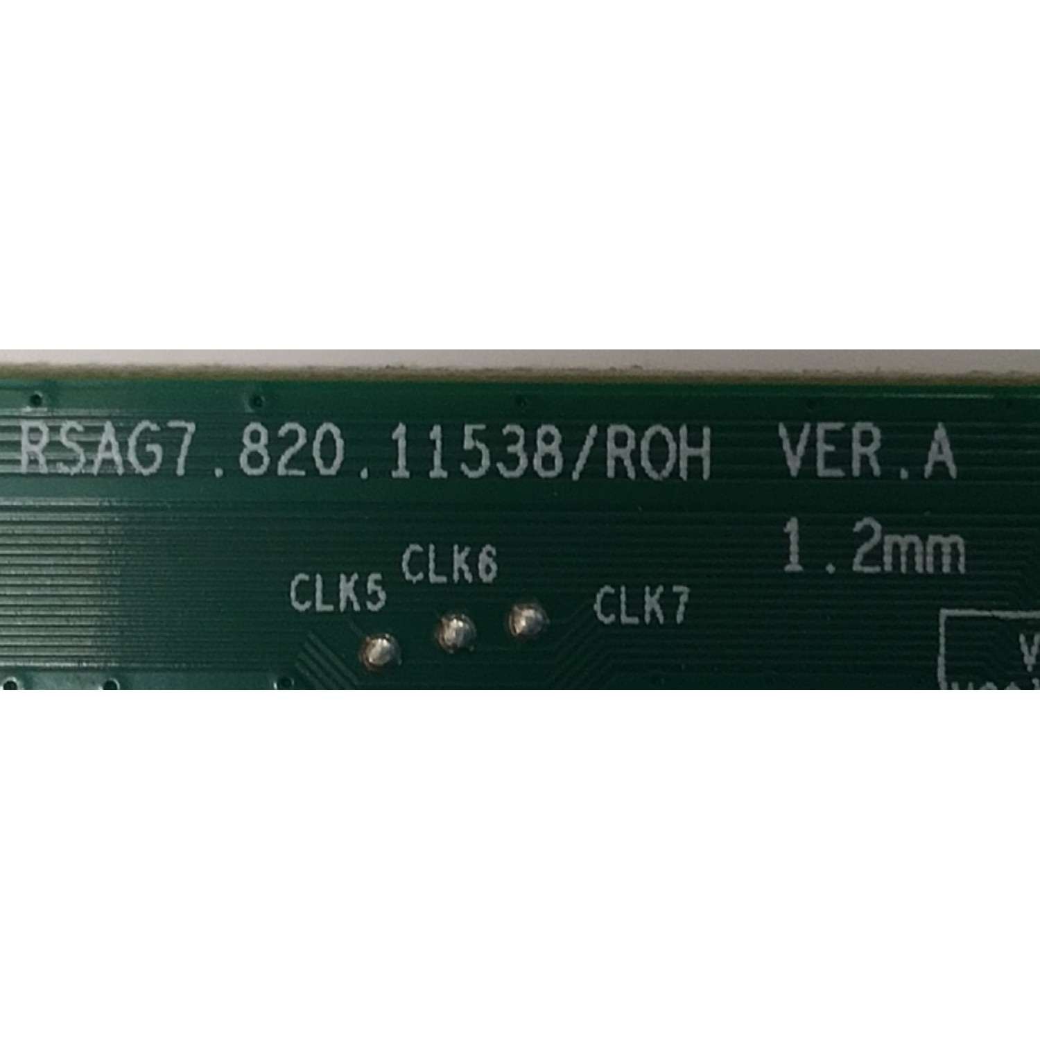 T-CON ORIGINAL PARA TV HISENSE / NUMERO DE PARTE 313182 / RSAG7.820.11538/ROH VER.A / 316998 / TX229AZ1SL / H41802PNK85A2 / CQC2 / PANEL HD550Y1U72-T0L2 / DISPLAY HV550QUB-F70 REV.2.0 / MODELO 55A65HV / 55A6GV / 55A6GV 55A53FUV - Imagen 3