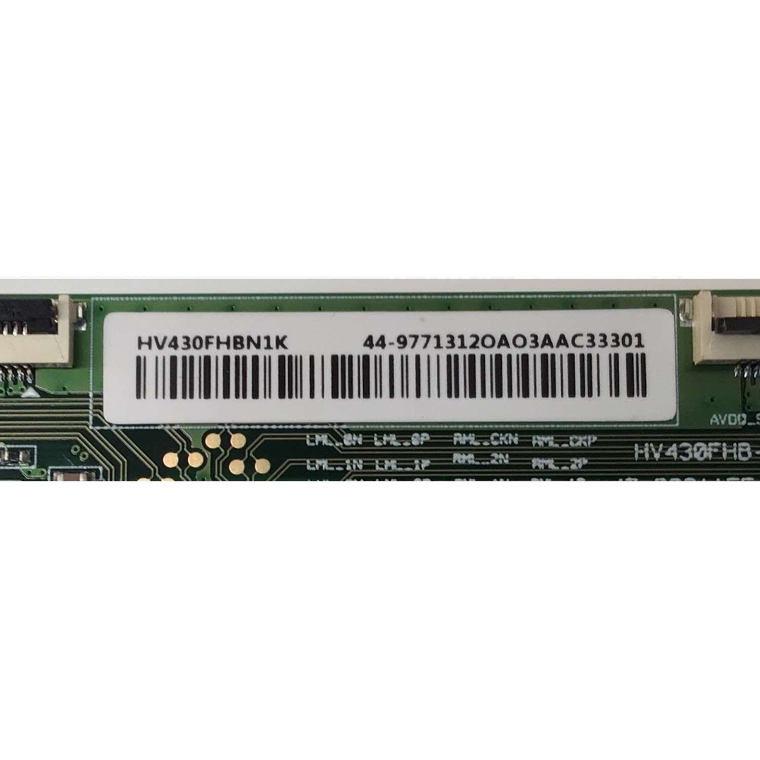 T-CON PARA TV SONY / NUMERO DE PARTE 44-97713120 / 44-9771312O / 47-6021155 / HV430FHB-N1K  CPCB / HV430FHBN1K / 44-97713120A / 44-9771312OA / DISPLAY HV430FHB-N1K / MODELO KDL-43W660G / KDL43W660G - Imagen 2