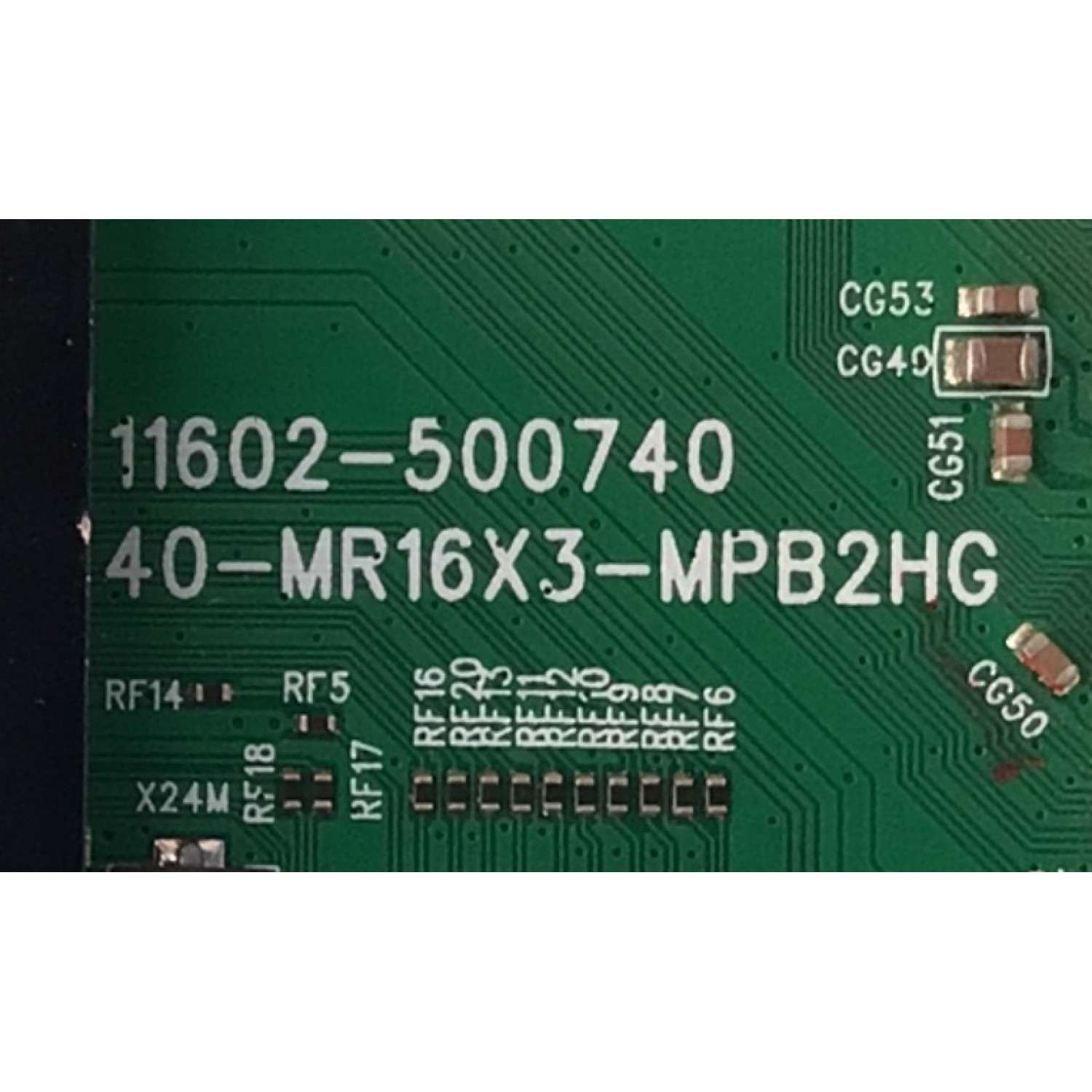 MAIN-FUENTE  PARA TV TCL HD·SMART TV / NUMERO DE PARTE 30800-000680 / 40-MR16X3-MPB2HG / 11602-500740 / MR16X3 / 30801-000649 / V8-MR16K01-LF / GNB002237AT / PANEL LVW320NDEL KS9W04 / DISPLAY PT320AT02-6 VER.1.0 / MODELO 32S331 - Imagen 4