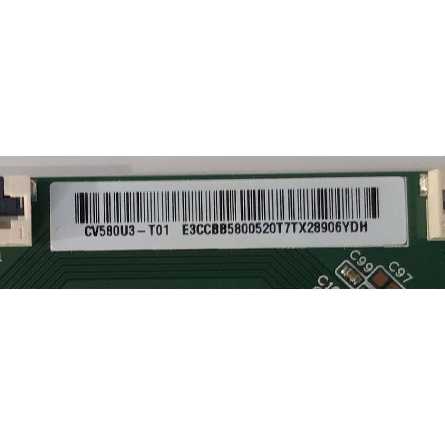 T-CON PARA TV VIZIO / NUMERO DE PARTE E3CCBB580052 / C17104SS0057B / CV580U3-T01 / E3CCBB5800520T / PANEL TPT580WR-U3T01.D REV:S01P / DISPLAY CV58U3-T01 REV:02 / MODELO V585M-K01 / V585M-K01 LTYHM7MY - Imagen 2