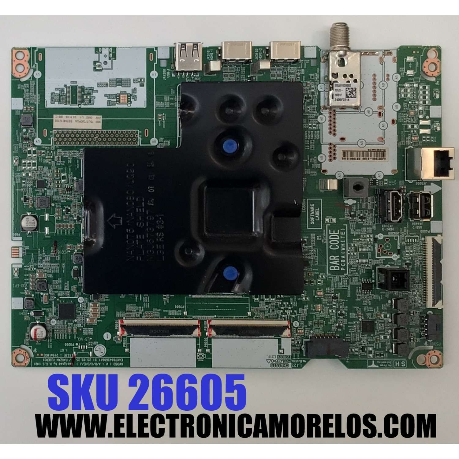 MAIN ORIGINAL PARA TV LG 4K UHD HDR SMART TV / NUMERO DE PARTE EBT68012102 / EAX70043606(1.3) / EAX70043606 / 68012102 / PANEL NC750TQG-ABKHG / DISPLAY HV750QUB-F9E / MODELO 75UT7000PUA / 75UT7000PUA.BUSFLKR