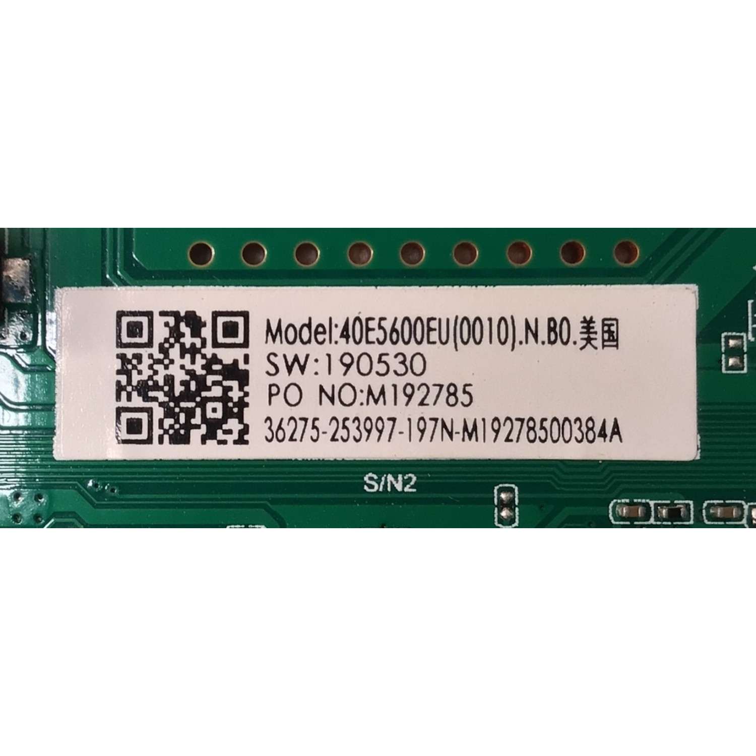 MAIN FUENTE ((COMBO)) PARA TV HISENSE FULL·HD ((ANDROID TV)) / NUMERO DE PARTE 36275-253997 / TP.MS6683TPB753 / A19072781-0A00339 / 40E5600EU / C08ACD9EF80A / 190530 / M192785 / PANEL JHD396V1F01-TXL1 / MODELO 40H5590F - Imagen 4