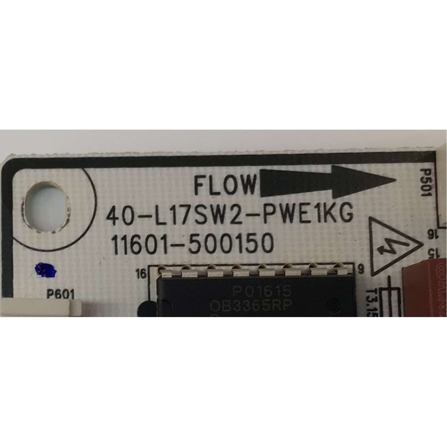 FUENTE DE PODER PARA TV TCL / NUMERO DE PARTE 30805-000420 / 40-L17SW2-PWE1KG / 11601-500150 / 20240311 / 20367893 / PANEL LVU650NDJL CS9W59 V3 / DISPLAY ST6451D06-3 VER.2.1 / MODELO 65S571G - Imagen 2
