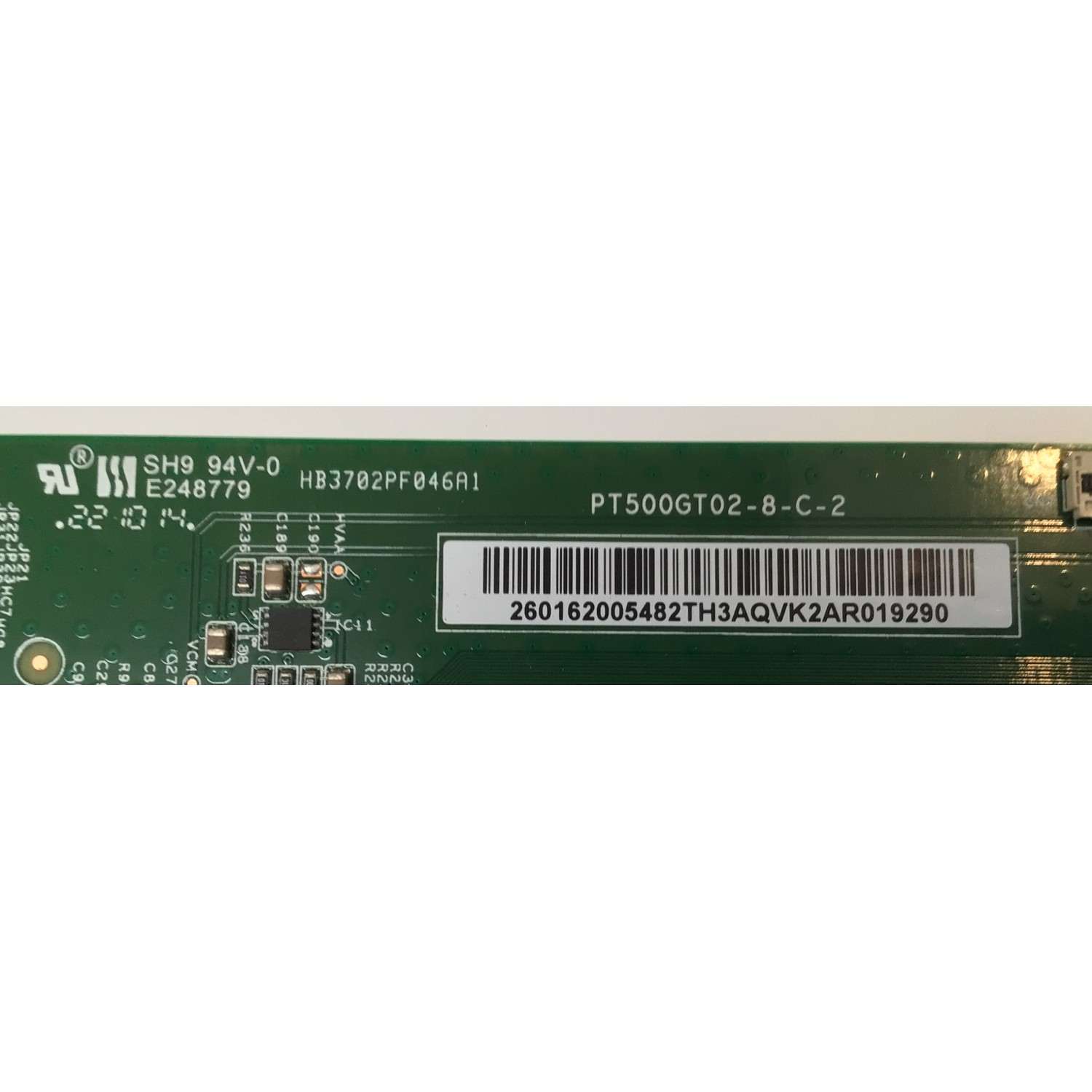 T-CON PARA TV WESTINGHOUSE / NUMERO DE PARTE 260162005482 / PT500GT02-8-C-2 / HB3702PF046A1 / 260162005482TH3AQVK / PANEL HK500WLEDM / MODELO WR50UT4212 - Imagen 2