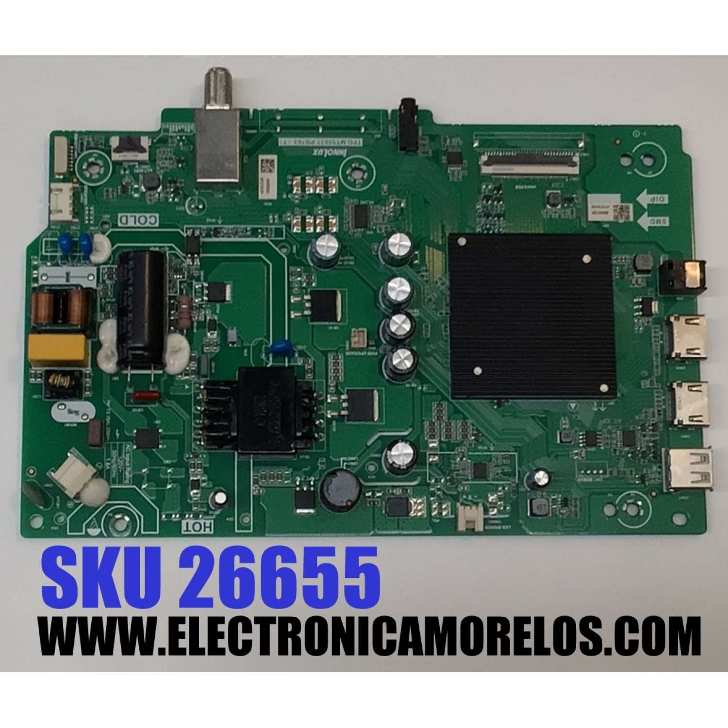 MAIN FUENTE COMBO ORIGINAL PARA TV VIZIO FHD SMARTCAST / NUMERO DE PARTE TPD.MT5583T.PB763 / M006T30R / TPD.MT5583T.PB763(T) / AY327X03D8 / A000B200J / AP327X03P1 / MODELO D40FM-K09 / D40FM-K09 LINIK4SY