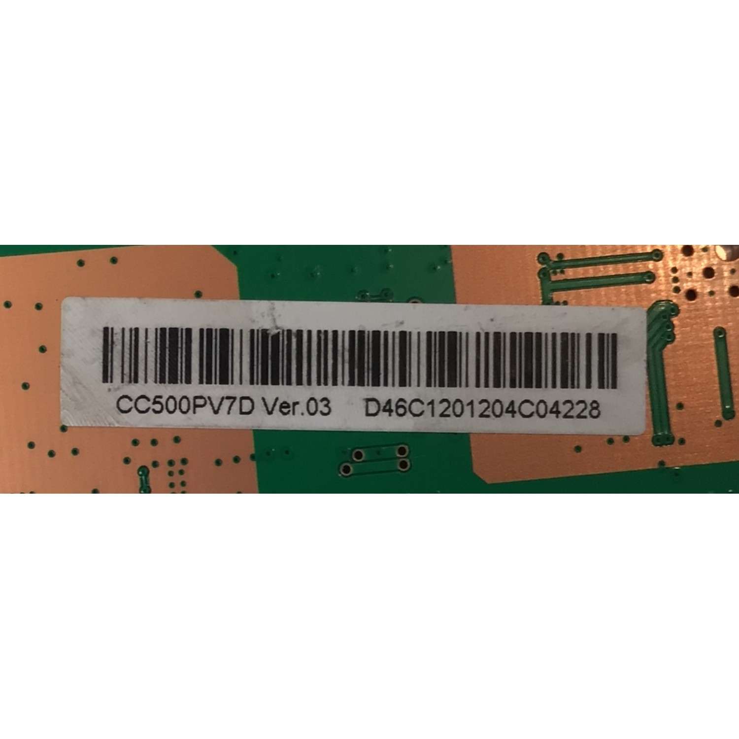 T-CON PARA TV JVC / NUMERO DE PARTE 513C4954M02 / CCPD_80PIN_GOA__UHD_MU V1.3 / CCPD_80PIN_G0A__UHD_MU V1.3 / 2E03562A0 / 20210118 / 1010477463 / DISPLAY CC500PV7D VER.03 / MODELOS LT-50MAW705 / 100012585 ((50'' PULGADAS)) - Imagen 3