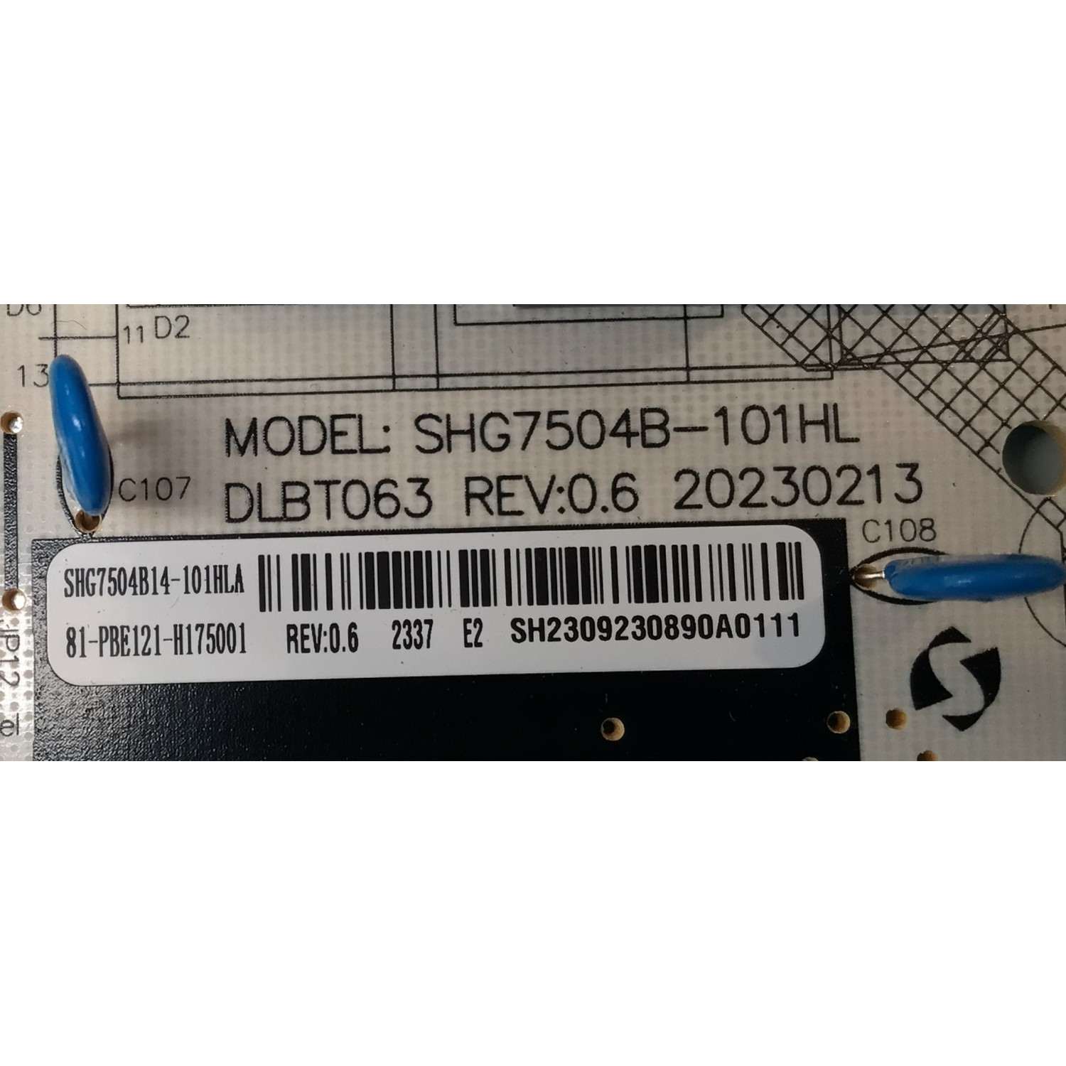 FUENTE DE PODER PARA TV PHILIPS / NUMERO DE PARTE 81-PBE121-H175001 / SHG7504B-101HL / DLBT063 REV:0.6 / 20230213 / SHG7504B14-101HLA / CQC14134113193 / DISPLAY ST6451D06-3 VER.2.1 / MODELO 65PUL6673 / 65PUL6673/F7 - Imagen 3
