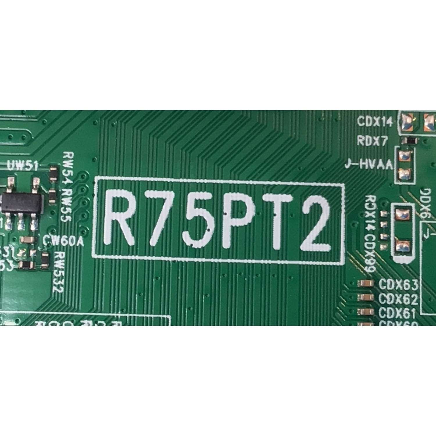 MAIN PARA TV TCL 4K·UHD·HDR·QLED ((GOOGLE TV)) / NUMERO DE PARTE 30800-001079 / 40-R75PT2-MAB2HG / 11602-500993 / R75PT2 / 30801-001071 / V8-R75PT01-LF / PANEL LVU650NDEL / DISPLAY ST6451D06-3 VER.2.1 / MODELO 65Q650G - Imagen 2