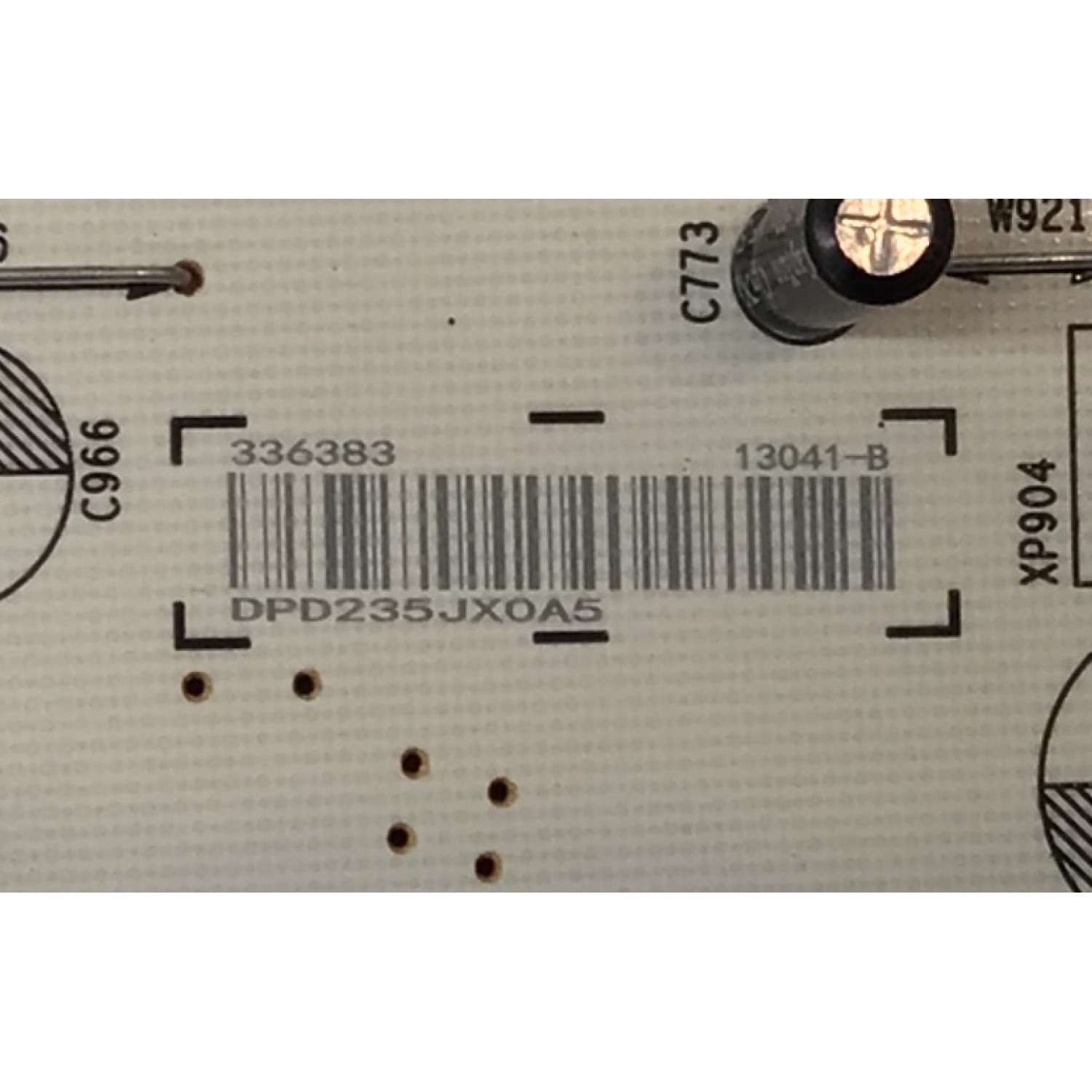 FUENTE DE PODER PARA TV HISENSE ORIGINAL / NUMERO DE PARTE 336383 / RSAG7.820.13041/ROH / CQC13134095636 / 13041-B / DPD235JX0A5 / PANEL HD650Z6U52 / DISPLAY T650QVN07.H / MODELO 65U8K - Imagen 2