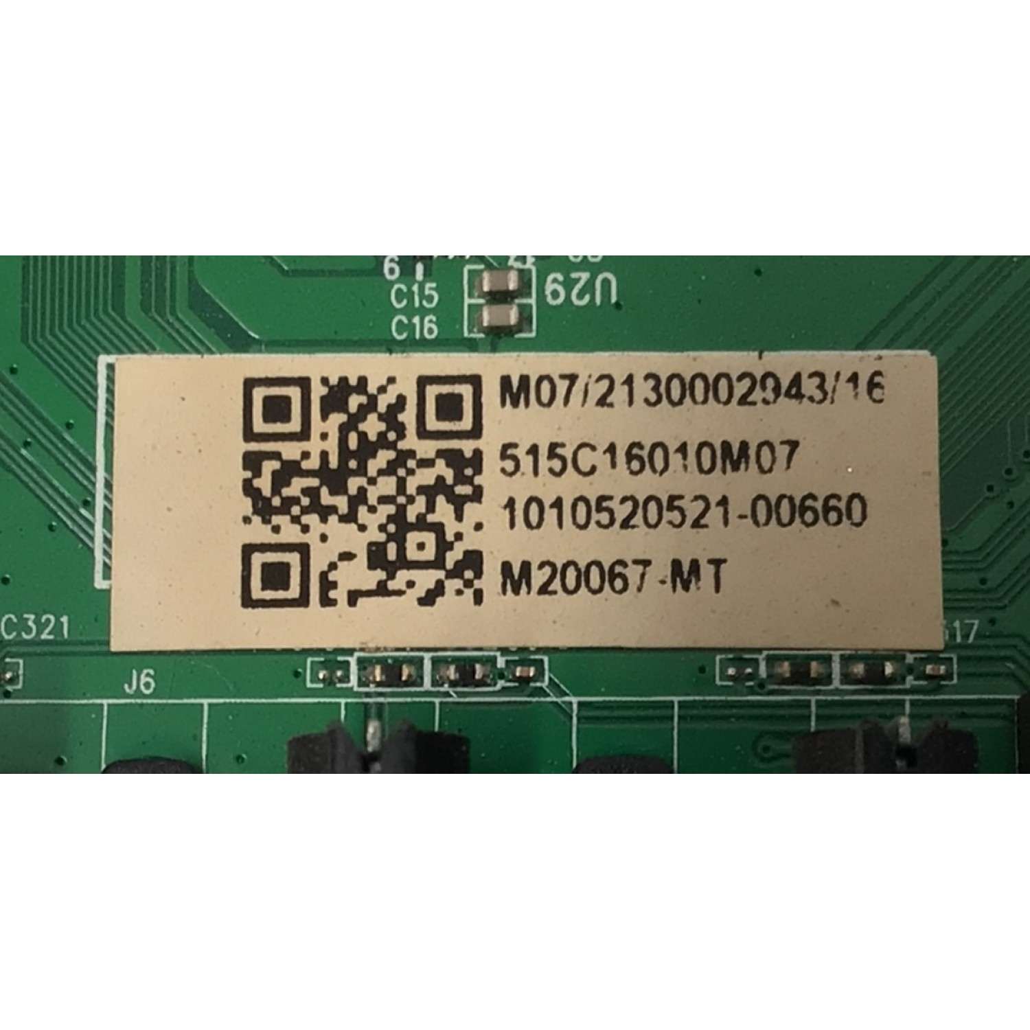 MAIN PARA TV ELEMENT 4K·UHD·HDR ((ROKU TV)) / NUMERO DE PARTE 515C16010M07 / MS16010-ZC01-01 / KB6160A / 2E01413C0 / 1010520521-00660 / M20067-MT / M07/2130002943 / DISPLAY JR645R3HA7L / MODELO E4AA65R - Imagen 2