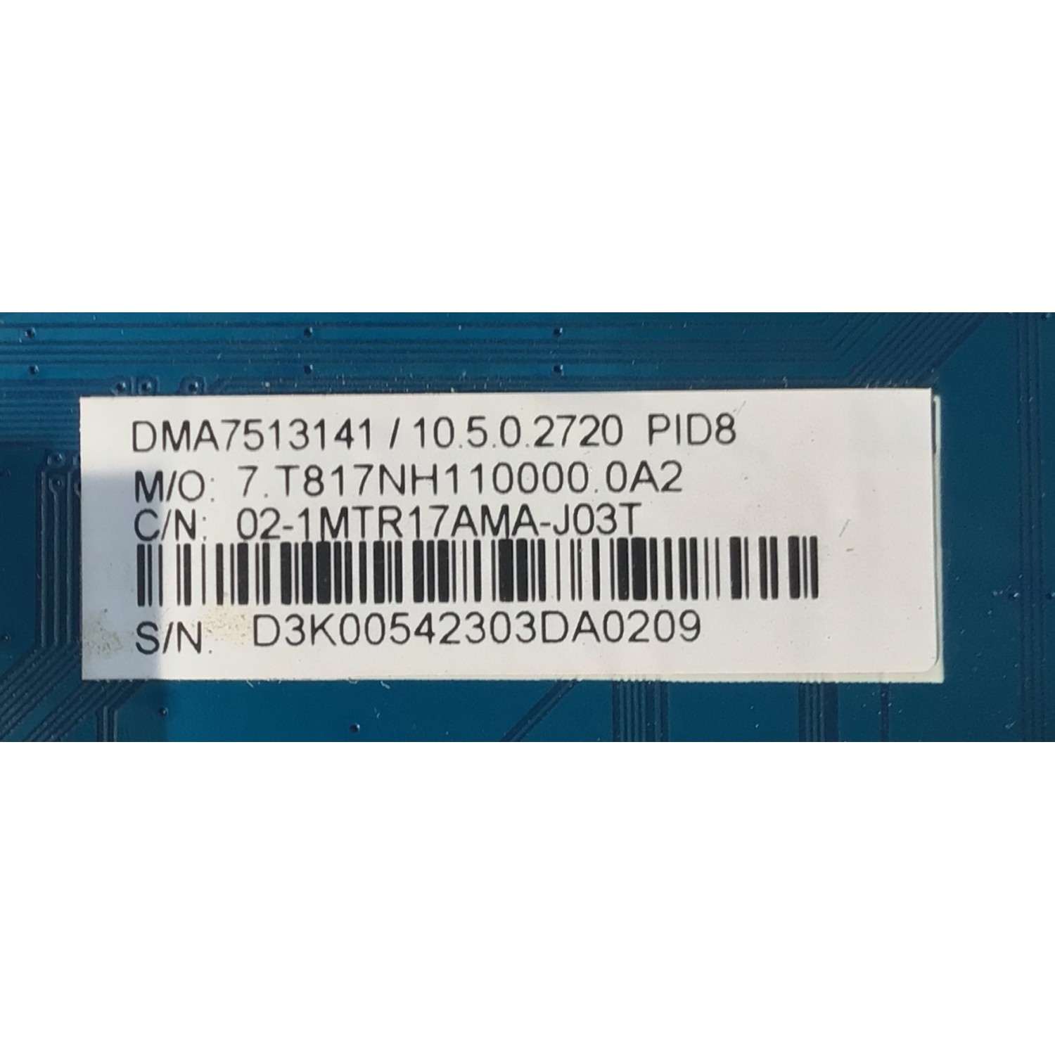 MAIN PARA TV PHILIPS 4K·UHD·HDR ((ROKU TV)) / NUMERO DE PARTE 02-1MTR17AMA-J03T / CV817-NH / 7.T817NH110000.0A2 / P02EE08070136A / CQC16001148501 / DMA7513141 / PANEL LVU550CSDX E0756 / DISPLAY ST5461D12-6 VER.2.2 / MODELO 55PUL6673 / 55PUL6673/F7 - Imagen 2