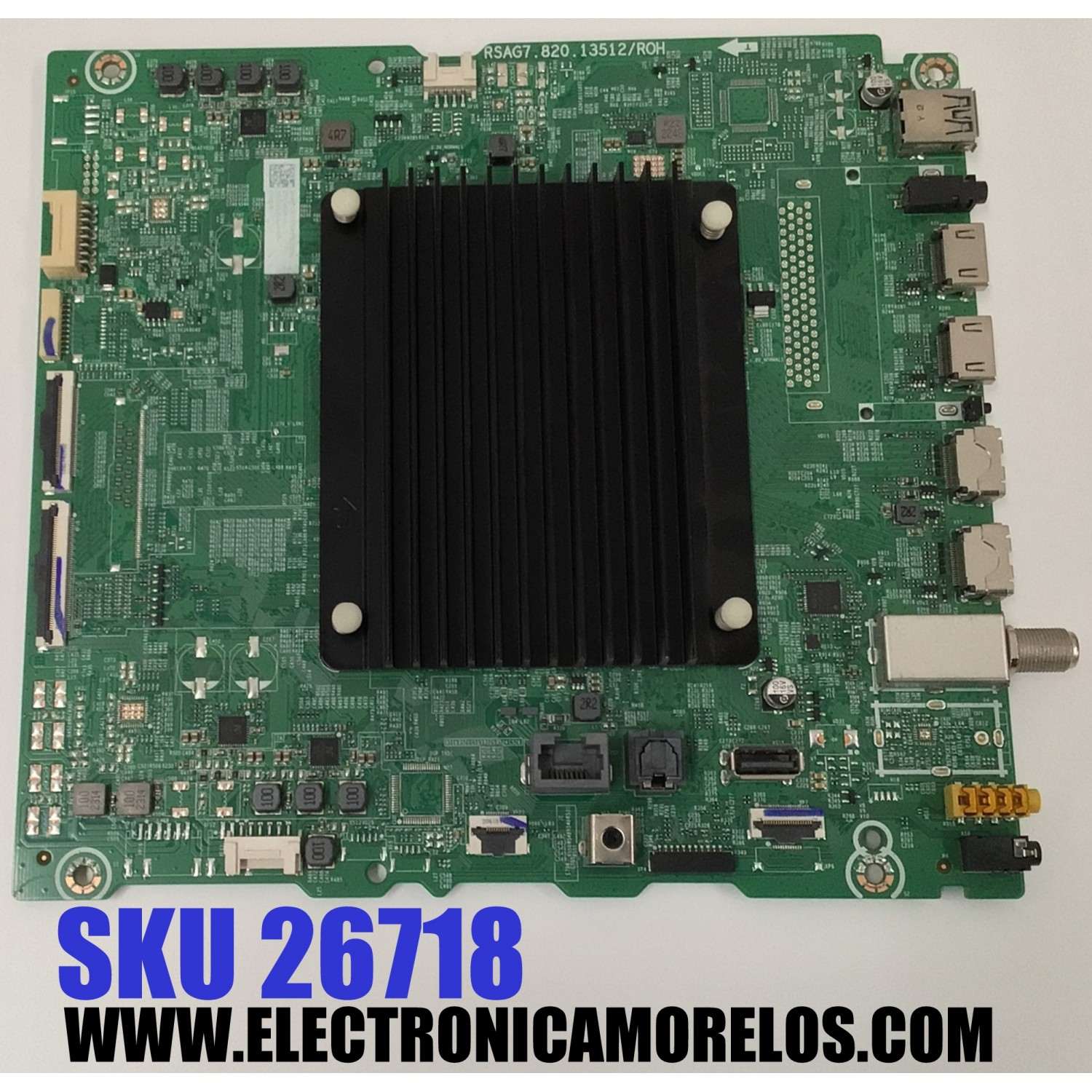 MAIN PARA TV HISENSE 4K·UHD·ULED ((GOOGLE TV)) / NUMERO DE PARTE 349861 / RSAG7.820.13512/ROH / 344468 / 55E85GUA / EN0606 / PANEL HD550Z6U53-TALGB5 / DISPLAY T550QVN10.A / MODELO 55U8K