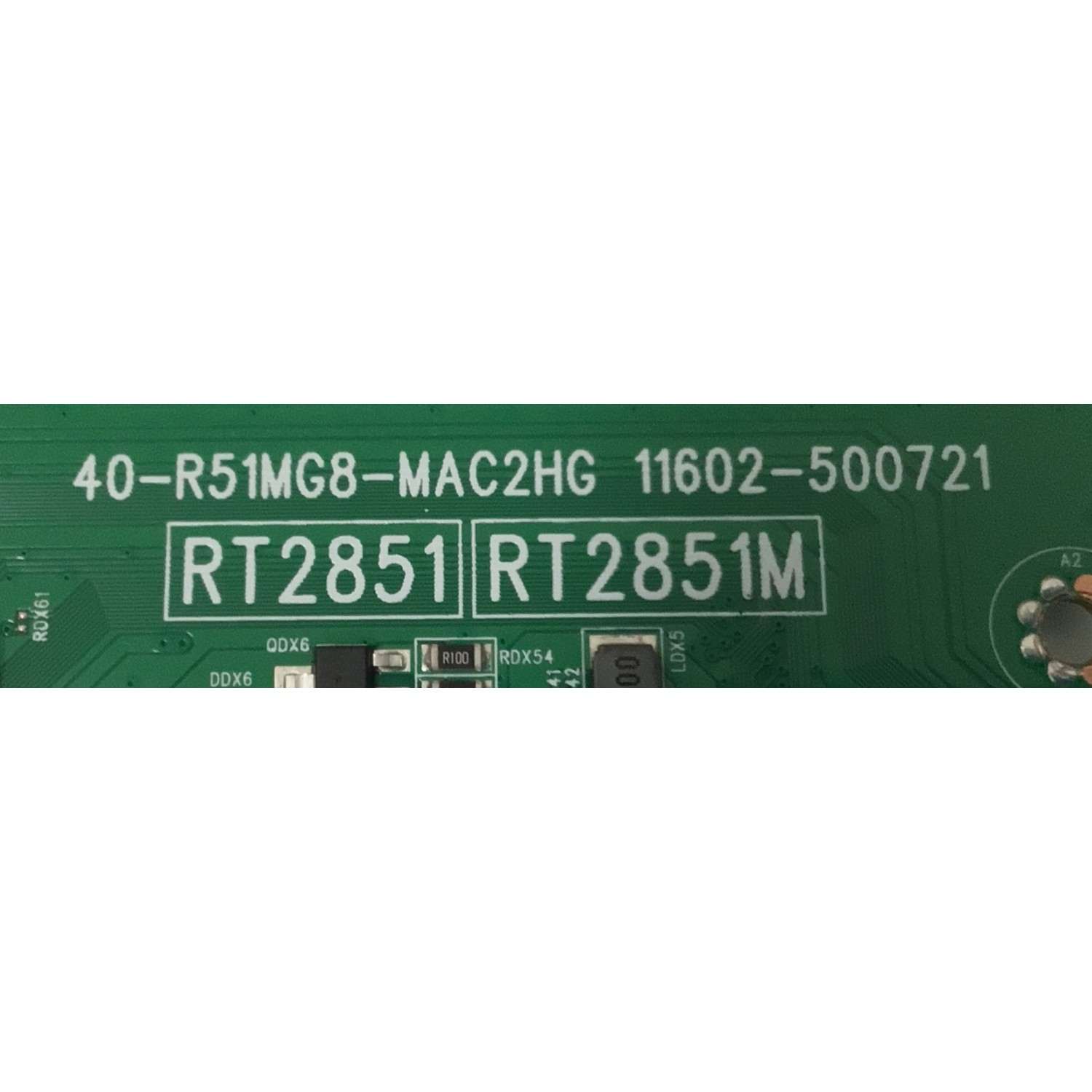 MAIN PARA TV TCL ORIGINAL 4K UHD HDR GOOGLE TV / NUMERO DE PARTE 30800-000799 / 40-R51MG8-MAC2HG / 11602-500721 / RT2851 / RT2851M / 30801-000773 / V8-R51MT08-LF / PANEL HK850WLEDM-JH23H / DISPLAY PT850GT01-4 VER.1.0 / MODELO 85S450G - Imagen 2