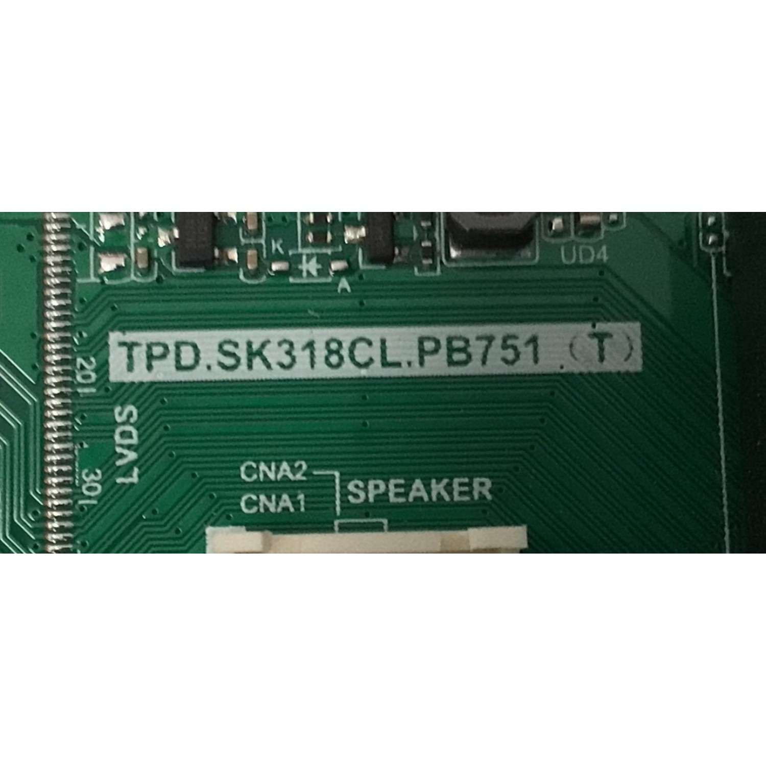 MAIN FUENTE COMBO ORIGINAL PARA TV ONN ROKU / NUMERO DE PARTE 9011-240038-TQ20126K / TPD.SK318CL.PB751 / 9011-240038-TQ20126K-CVTE9011ARA0-B04129 / B23080075 / Q23083-KT / PANEL K320WDD1B / DISPLAY LC320DXQ SM A8 / MODELO 100012589 32" - Imagen 4
