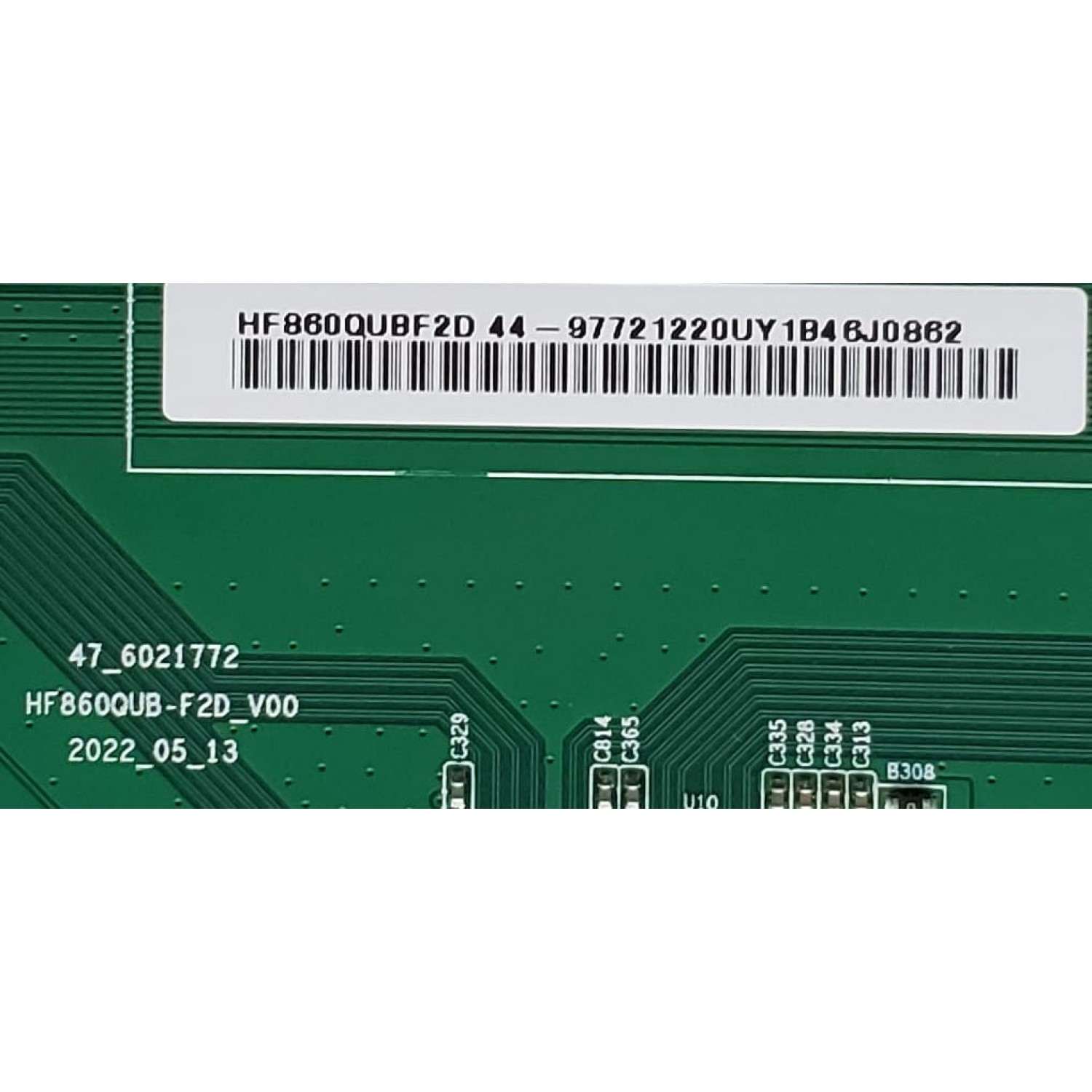 T-CON ORIGINAL PARA SMART TV LG / NUMERO DE PARTE 44-97721220U / 47_6021772 / HF860QUB-F2D_V00 / HF860QUBF2D / 44-97721220UY1B46J0862 / PANEL NC860EQE-VBNH1 / DISPLAY HF860QUB-F2D / MODELO 86QNED80TUC. BUSFLKR / 86UT7550AUA.BUSFLKR - Imagen 2