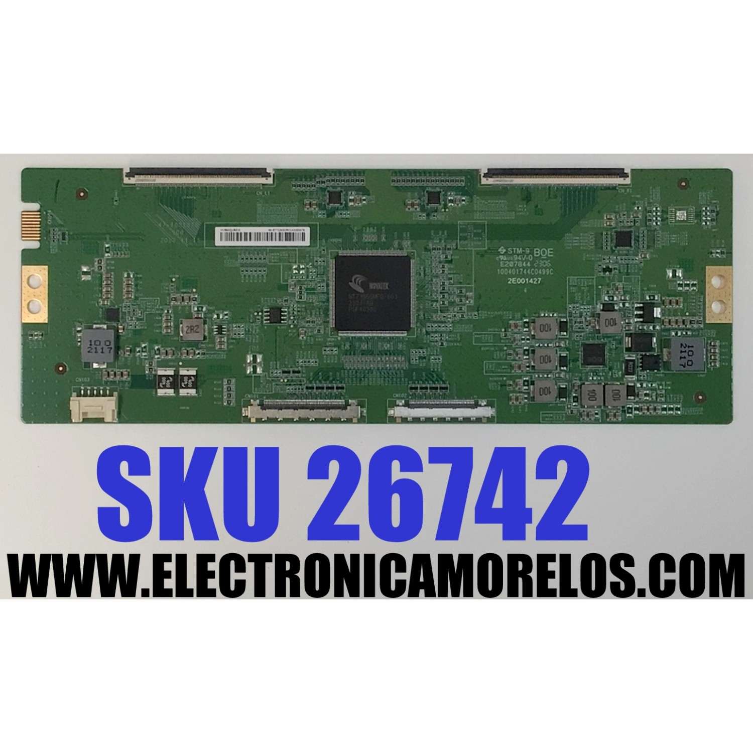 T-CON PARA TV LG / NUMERO DE PARTE 44-9772243 / 47-6021876 / 44-9772243O / 44-97722430 / 2E001427 / 47-6021876 V00 / HV860QUBE1E / PANEL NC860TQF-ABMH1 / DISPLAY HV860QUB-E1E / MODELO 86UR8000AUA / 86UR8000AUA.BUSGLKR