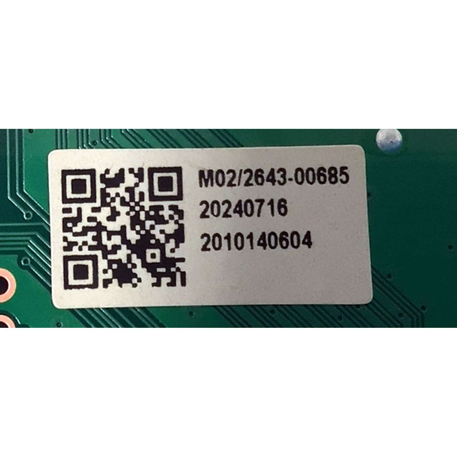 T-CON PARA TV ONN / NUMERO DE PARTE 513C40A0M02 / TV40A0-ZC26-01(B) / 20240716 / 2010140604 / M02/2643-00685 / DISPLAY HV400FHB-F11 REV.2.0 / MODELO 100058007 (40") - Imagen 3