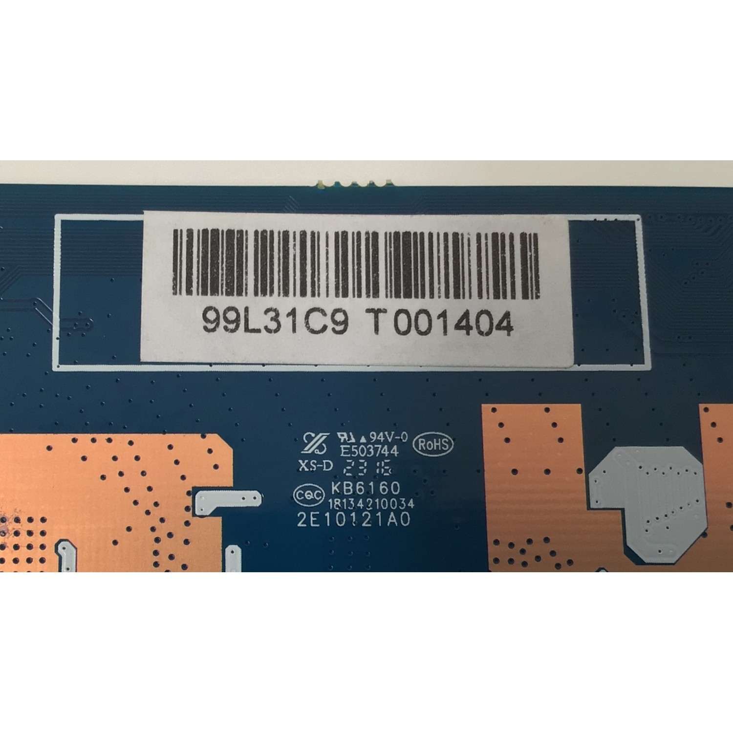 T-CON PARA TV ONN / NUMERO DE PARTE TC-U-A-0063 / 2022-2-11 / 2E10121A0 / 18134210034 / KB6160 / 99L31C9 / T001404 / MODELO 100133204 (50") - Imagen 3