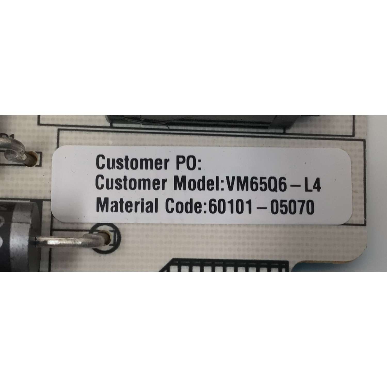 FUENTE DE PODER PARA TV VIZIO / NUMERO DE PARTE 60101-05070 / SHG6501B-116E / SHG7501A-116E / 25-DT1474-X2P1 / VM65Q6-L4 / PANEL BOEI650WQ1 / DISPLAY HV650QUB-F71 / MODELO M65Q6-L4 / M65Q6-L4 LBSFR7GZ - Imagen 2
